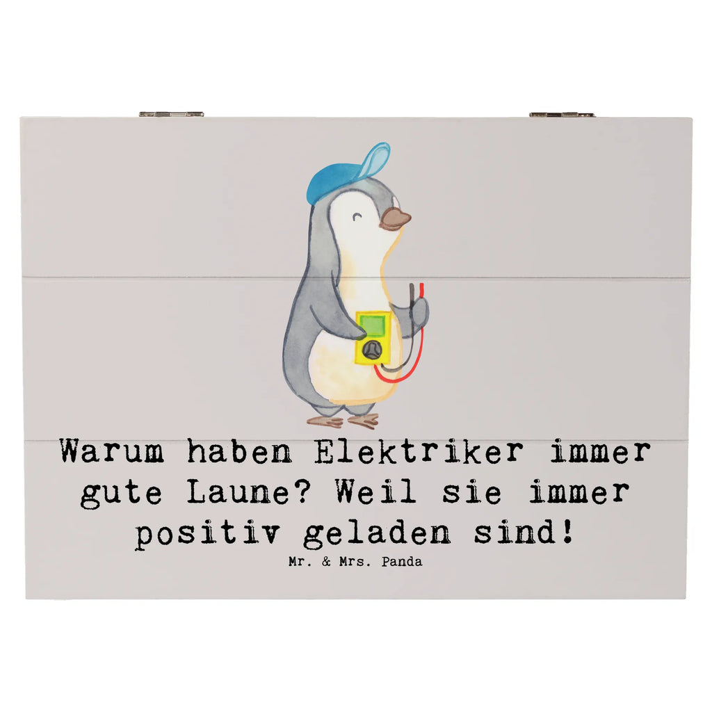 Holzkiste Positiver Elektriker Holzkiste, Kiste, Schatzkiste, Truhe, Schatulle, XXL, Erinnerungsbox, Erinnerungskiste, Dekokiste, Aufbewahrungsbox, Geschenkbox, Geschenkdose, Beruf, Ausbildung, Jubiläum, Abschied, Rente, Kollege, Kollegin, Geschenk, Schenken, Arbeitskollege, Mitarbeiter, Firma, Danke, Dankeschön