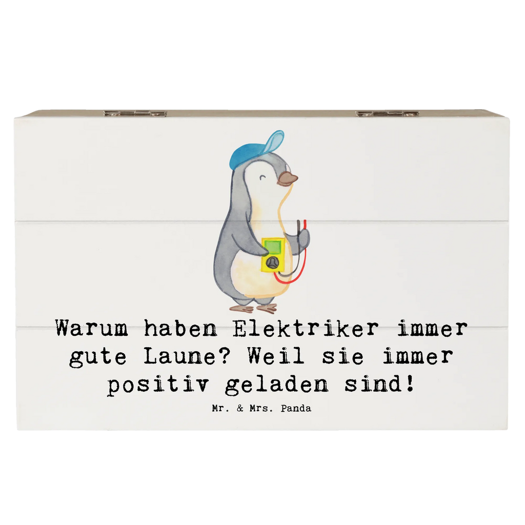 Holzkiste Positiver Elektriker Holzkiste, Kiste, Schatzkiste, Truhe, Schatulle, XXL, Erinnerungsbox, Erinnerungskiste, Dekokiste, Aufbewahrungsbox, Geschenkbox, Geschenkdose, Beruf, Ausbildung, Jubiläum, Abschied, Rente, Kollege, Kollegin, Geschenk, Schenken, Arbeitskollege, Mitarbeiter, Firma, Danke, Dankeschön