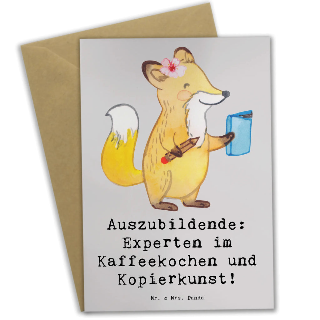 Grußkarte Auszubildende Kaffeekünstler Grußkarte, Klappkarte, Einladungskarte, Glückwunschkarte, Hochzeitskarte, Geburtstagskarte, Karte, Ansichtskarten, Beruf, Ausbildung, Jubiläum, Abschied, Rente, Kollege, Kollegin, Geschenk, Schenken, Arbeitskollege, Mitarbeiter, Firma, Danke, Dankeschön