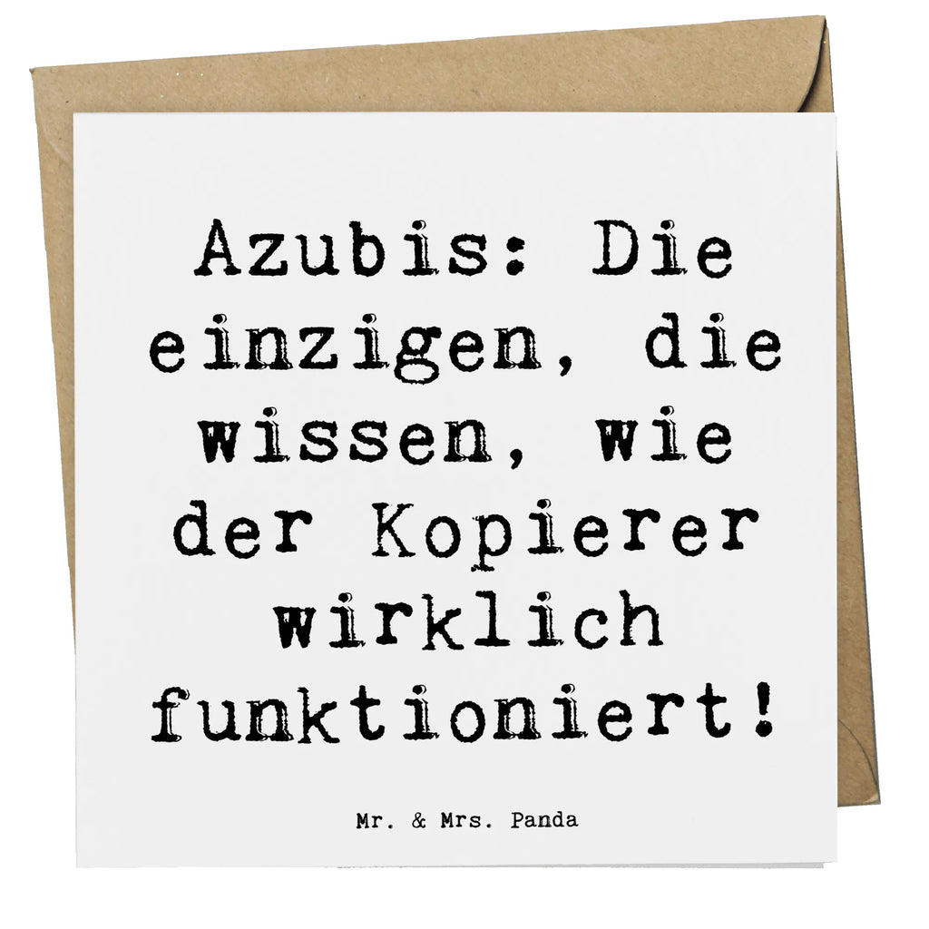 Deluxe Karte Spruch Auszubildende Kopierer Karte, Grußkarte, Klappkarte, Einladungskarte, Glückwunschkarte, Hochzeitskarte, Geburtstagskarte, Hochwertige Grußkarte, Hochwertige Klappkarte, Beruf, Ausbildung, Jubiläum, Abschied, Rente, Kollege, Kollegin, Geschenk, Schenken, Arbeitskollege, Mitarbeiter, Firma, Danke, Dankeschön