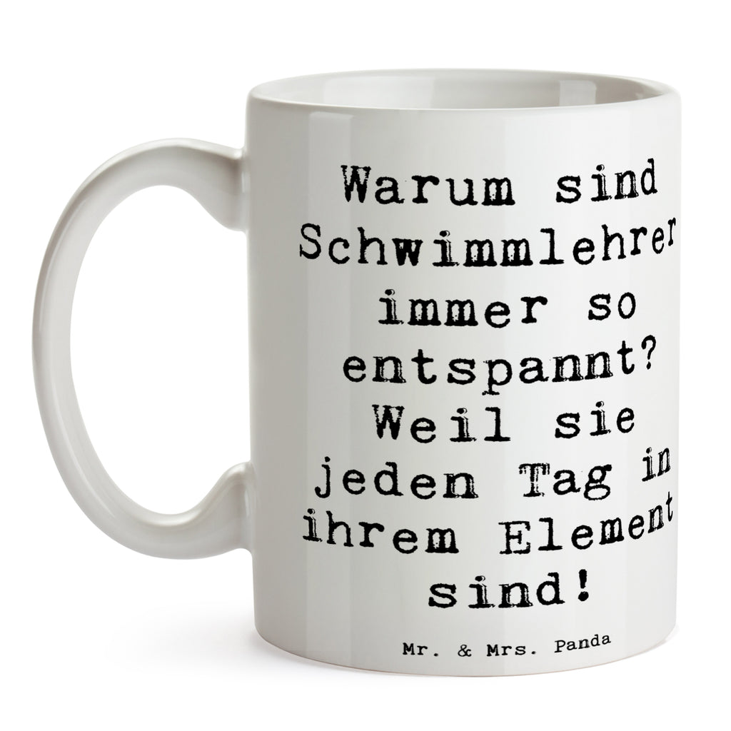 Tasse Spruch Entspannte Schwimmlehrer Tasse, Kaffeetasse, Teetasse, Becher, Kaffeebecher, Teebecher, Keramiktasse, Porzellantasse, Büro Tasse, Geschenk Tasse, Tasse Sprüche, Tasse Motive, Kaffeetassen, Tasse bedrucken, Designer Tasse, Cappuccino Tassen, Schöne Teetassen, Beruf, Ausbildung, Jubiläum, Abschied, Rente, Kollege, Kollegin, Geschenk, Schenken, Arbeitskollege, Mitarbeiter, Firma, Danke, Dankeschön