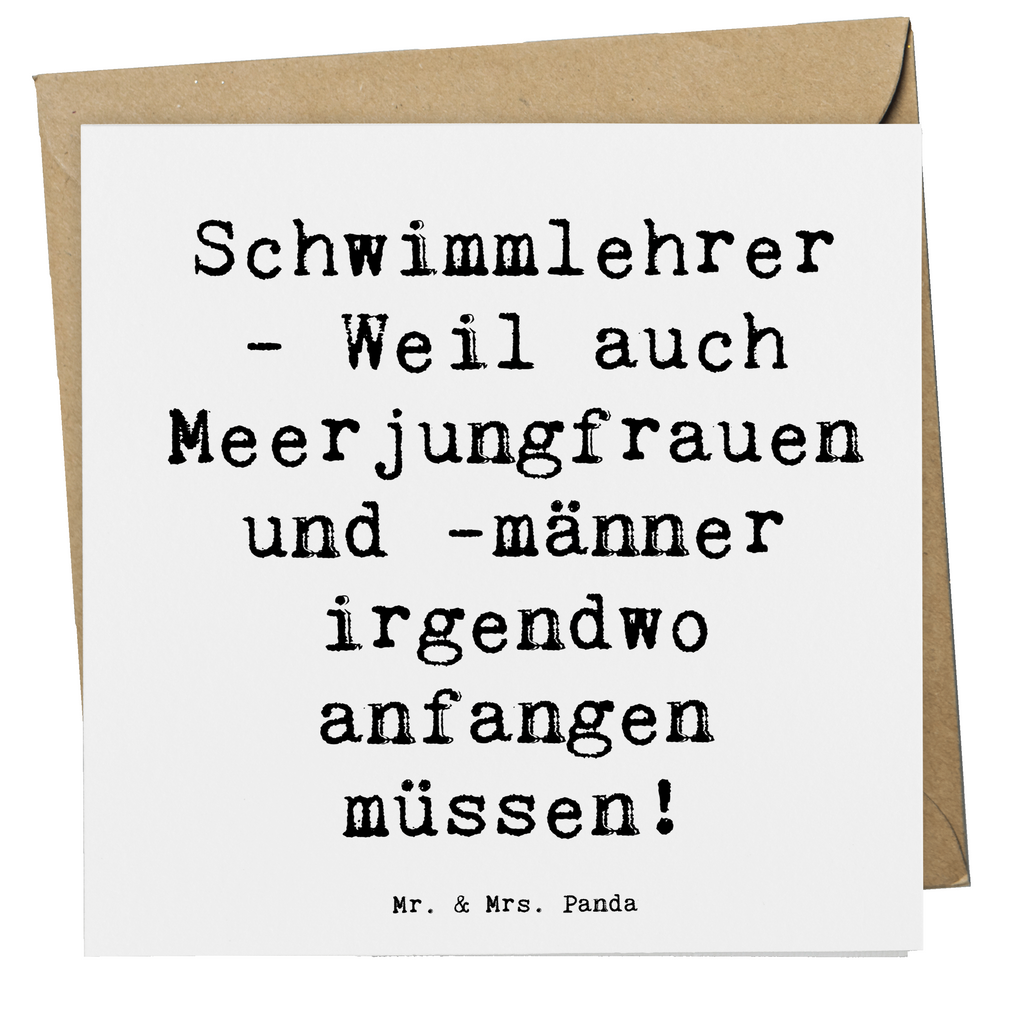 Deluxe Karte Spruch Schwimmlehrer Anfang Karte, Grußkarte, Klappkarte, Einladungskarte, Glückwunschkarte, Hochzeitskarte, Geburtstagskarte, Hochwertige Grußkarte, Hochwertige Klappkarte, Beruf, Ausbildung, Jubiläum, Abschied, Rente, Kollege, Kollegin, Geschenk, Schenken, Arbeitskollege, Mitarbeiter, Firma, Danke, Dankeschön