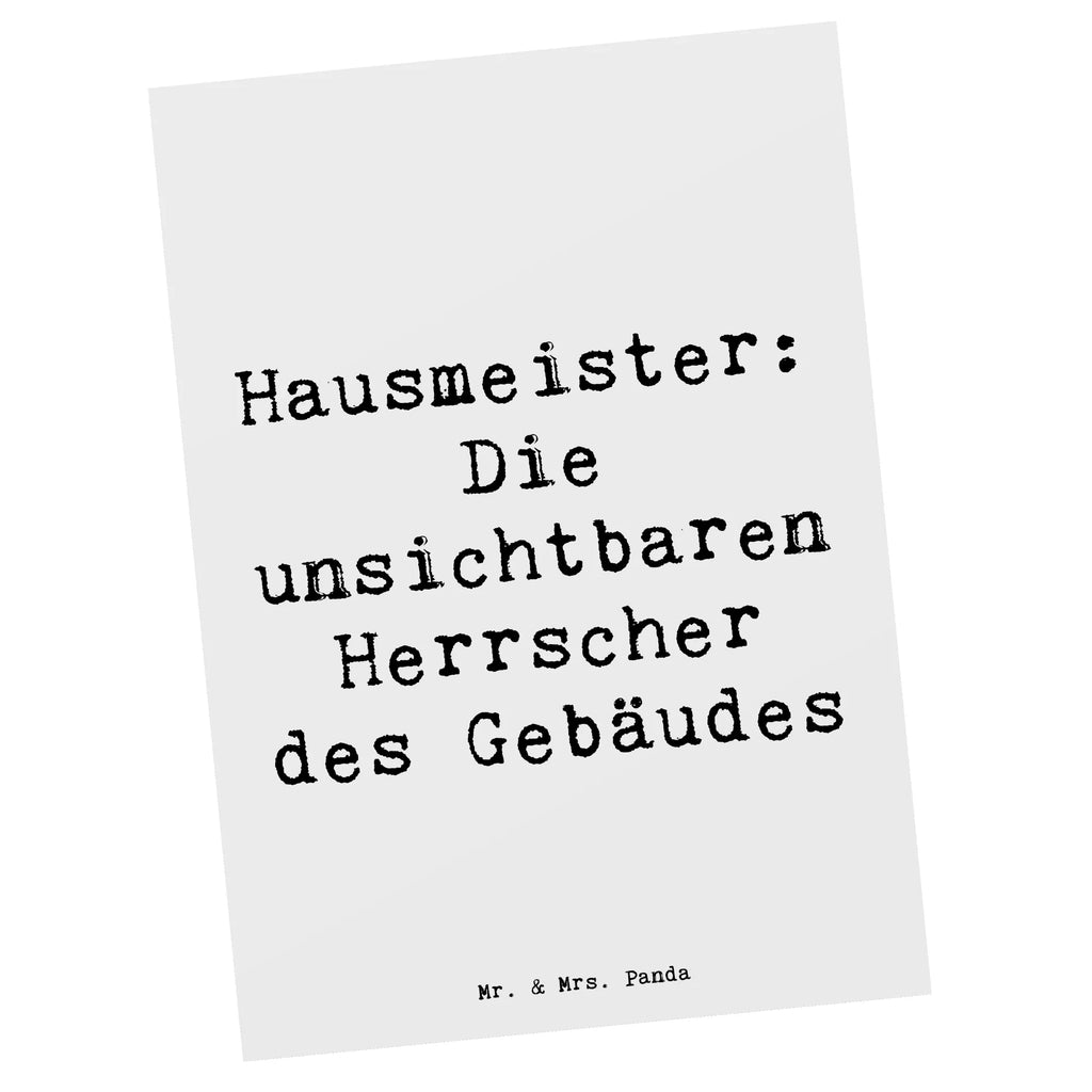 Postkarte Spruch Hausmeister: Die unsichtbaren Herrscher des Gebäudes Postkarte, Karte, Geschenkkarte, Grußkarte, Einladung, Ansichtskarte, Geburtstagskarte, Einladungskarte, Dankeskarte, Ansichtskarten, Einladung Geburtstag, Einladungskarten Geburtstag, Beruf, Ausbildung, Jubiläum, Abschied, Rente, Kollege, Kollegin, Geschenk, Schenken, Arbeitskollege, Mitarbeiter, Firma, Danke, Dankeschön