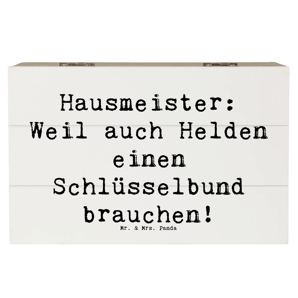 Holzkiste Spruch Hausmeister: Weil auch Helden einen Schlüsselbund brauchen! Holzkiste, Kiste, Schatzkiste, Truhe, Schatulle, XXL, Erinnerungsbox, Erinnerungskiste, Dekokiste, Aufbewahrungsbox, Geschenkbox, Geschenkdose, Beruf, Ausbildung, Jubiläum, Abschied, Rente, Kollege, Kollegin, Geschenk, Schenken, Arbeitskollege, Mitarbeiter, Firma, Danke, Dankeschön