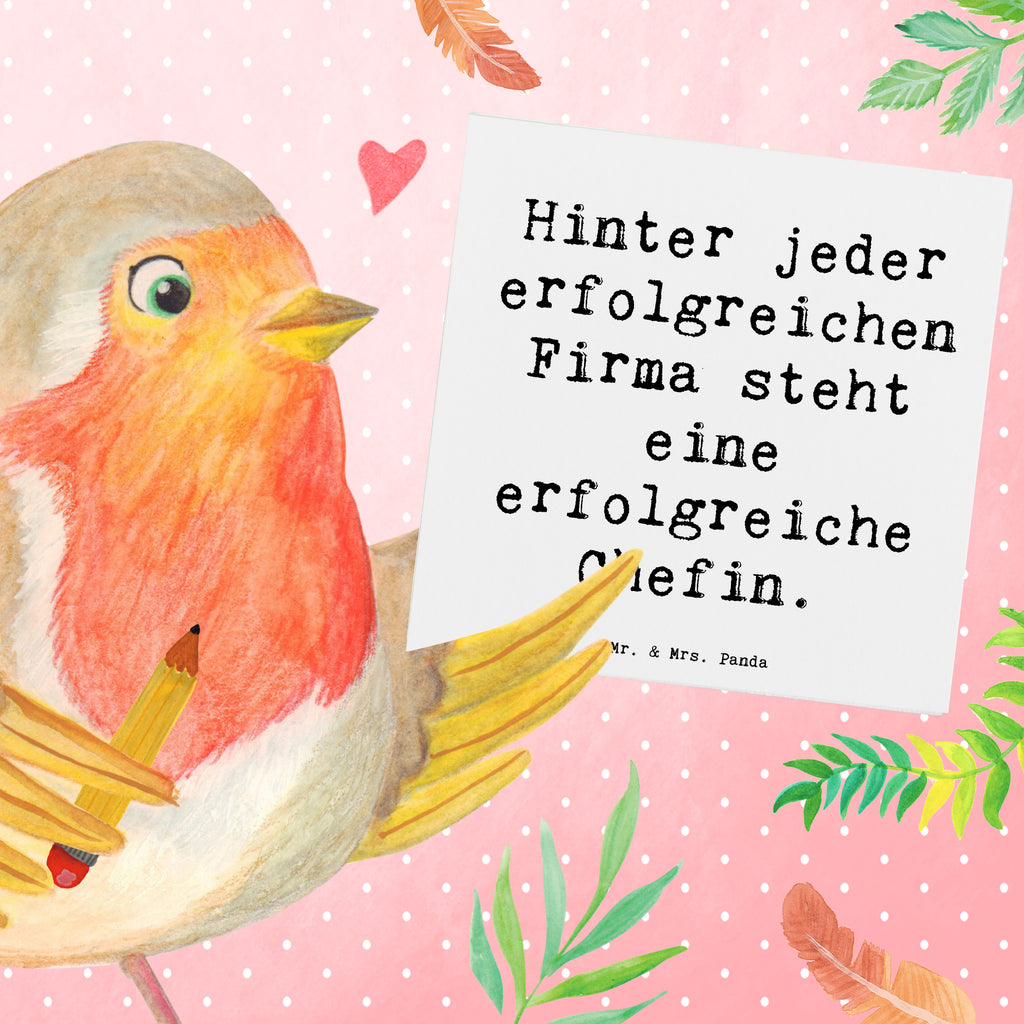 Deluxe Karte Spruch Hinter jeder erfolgreichen Firma steht eine erfolgreiche Chefin. Karte, Grußkarte, Klappkarte, Einladungskarte, Glückwunschkarte, Hochzeitskarte, Geburtstagskarte, Hochwertige Grußkarte, Hochwertige Klappkarte, Beruf, Ausbildung, Jubiläum, Abschied, Rente, Kollege, Kollegin, Geschenk, Schenken, Arbeitskollege, Mitarbeiter, Firma, Danke, Dankeschön