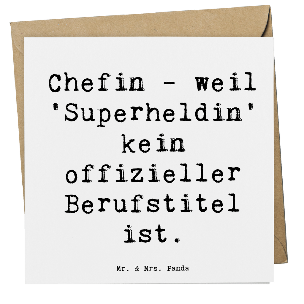 Deluxe Karte Spruch Chefin - weil 'Superheldin' kein offizieller Berufstitel ist. Karte, Grußkarte, Klappkarte, Einladungskarte, Glückwunschkarte, Hochzeitskarte, Geburtstagskarte, Hochwertige Grußkarte, Hochwertige Klappkarte, Beruf, Ausbildung, Jubiläum, Abschied, Rente, Kollege, Kollegin, Geschenk, Schenken, Arbeitskollege, Mitarbeiter, Firma, Danke, Dankeschön