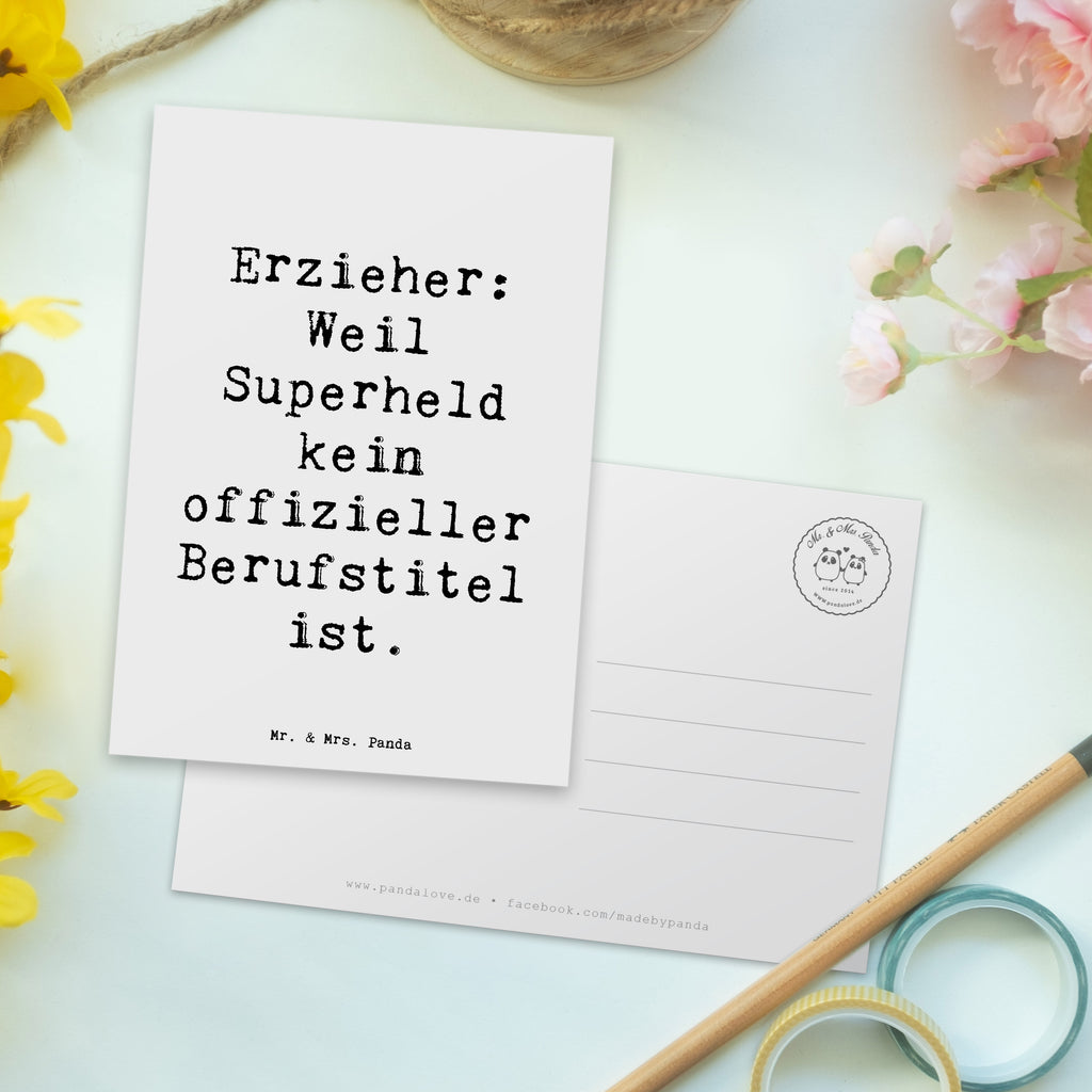 Postkarte Spruch Erzieher Superheld Postkarte, Karte, Geschenkkarte, Grußkarte, Einladung, Ansichtskarte, Geburtstagskarte, Einladungskarte, Dankeskarte, Ansichtskarten, Einladung Geburtstag, Einladungskarten Geburtstag, Beruf, Ausbildung, Jubiläum, Abschied, Rente, Kollege, Kollegin, Geschenk, Schenken, Arbeitskollege, Mitarbeiter, Firma, Danke, Dankeschön