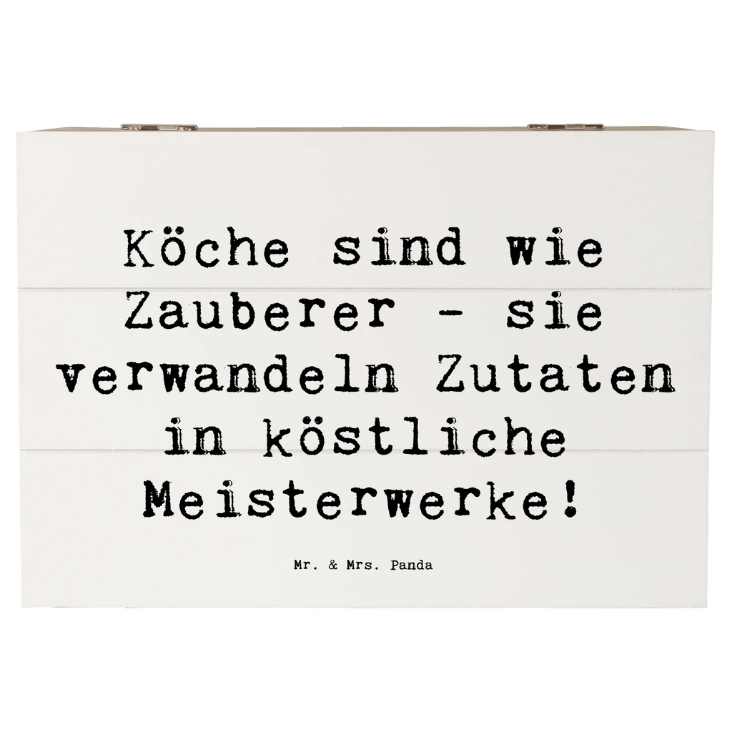 Holzkiste Spruch Köche sind wie Zauberer - sie verwandeln Zutaten in köstliche Meisterwerke! Holzkiste, Kiste, Schatzkiste, Truhe, Schatulle, XXL, Erinnerungsbox, Erinnerungskiste, Dekokiste, Aufbewahrungsbox, Geschenkbox, Geschenkdose, Beruf, Ausbildung, Jubiläum, Abschied, Rente, Kollege, Kollegin, Geschenk, Schenken, Arbeitskollege, Mitarbeiter, Firma, Danke, Dankeschön