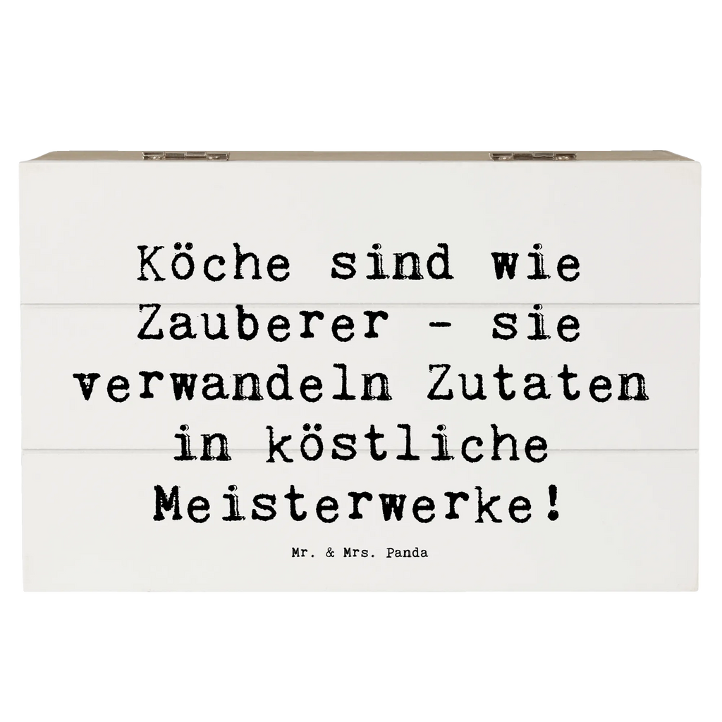 Holzkiste Spruch Köche sind wie Zauberer - sie verwandeln Zutaten in köstliche Meisterwerke! Holzkiste, Kiste, Schatzkiste, Truhe, Schatulle, XXL, Erinnerungsbox, Erinnerungskiste, Dekokiste, Aufbewahrungsbox, Geschenkbox, Geschenkdose, Beruf, Ausbildung, Jubiläum, Abschied, Rente, Kollege, Kollegin, Geschenk, Schenken, Arbeitskollege, Mitarbeiter, Firma, Danke, Dankeschön