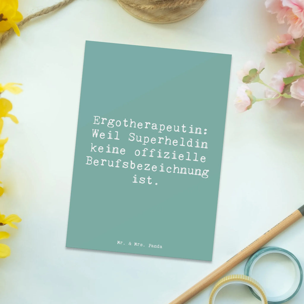 Postkarte Spruch Ergotherapeutin Superheldin Postkarte, Karte, Geschenkkarte, Grußkarte, Einladung, Ansichtskarte, Geburtstagskarte, Einladungskarte, Dankeskarte, Ansichtskarten, Einladung Geburtstag, Einladungskarten Geburtstag, Beruf, Ausbildung, Jubiläum, Abschied, Rente, Kollege, Kollegin, Geschenk, Schenken, Arbeitskollege, Mitarbeiter, Firma, Danke, Dankeschön