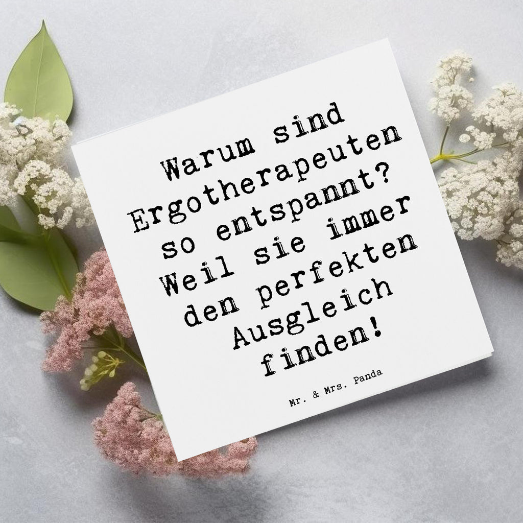 Deluxe Karte Spruch Ergotherapeutin Balance Karte, Grußkarte, Klappkarte, Einladungskarte, Glückwunschkarte, Hochzeitskarte, Geburtstagskarte, Hochwertige Grußkarte, Hochwertige Klappkarte, Beruf, Ausbildung, Jubiläum, Abschied, Rente, Kollege, Kollegin, Geschenk, Schenken, Arbeitskollege, Mitarbeiter, Firma, Danke, Dankeschön