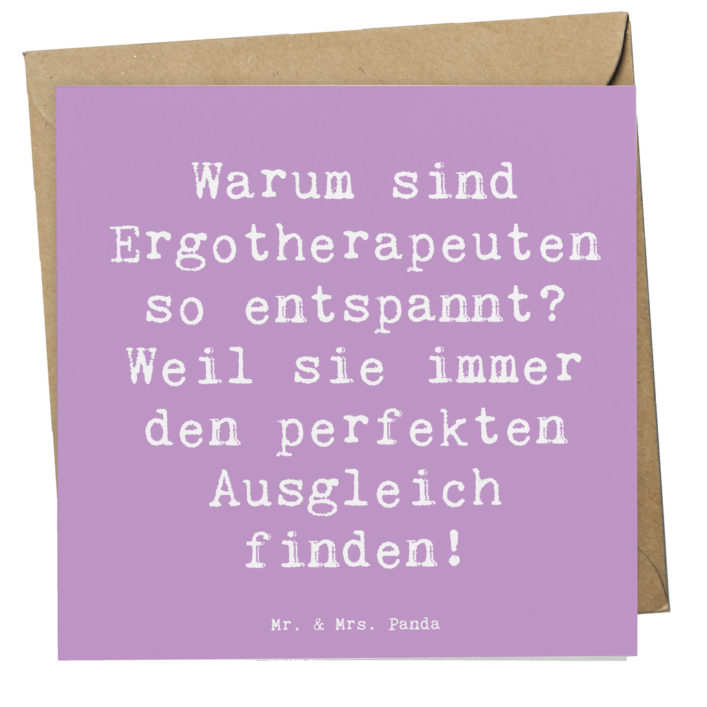 Deluxe Karte Spruch Ergotherapeutin Balance Karte, Grußkarte, Klappkarte, Einladungskarte, Glückwunschkarte, Hochzeitskarte, Geburtstagskarte, Hochwertige Grußkarte, Hochwertige Klappkarte, Beruf, Ausbildung, Jubiläum, Abschied, Rente, Kollege, Kollegin, Geschenk, Schenken, Arbeitskollege, Mitarbeiter, Firma, Danke, Dankeschön