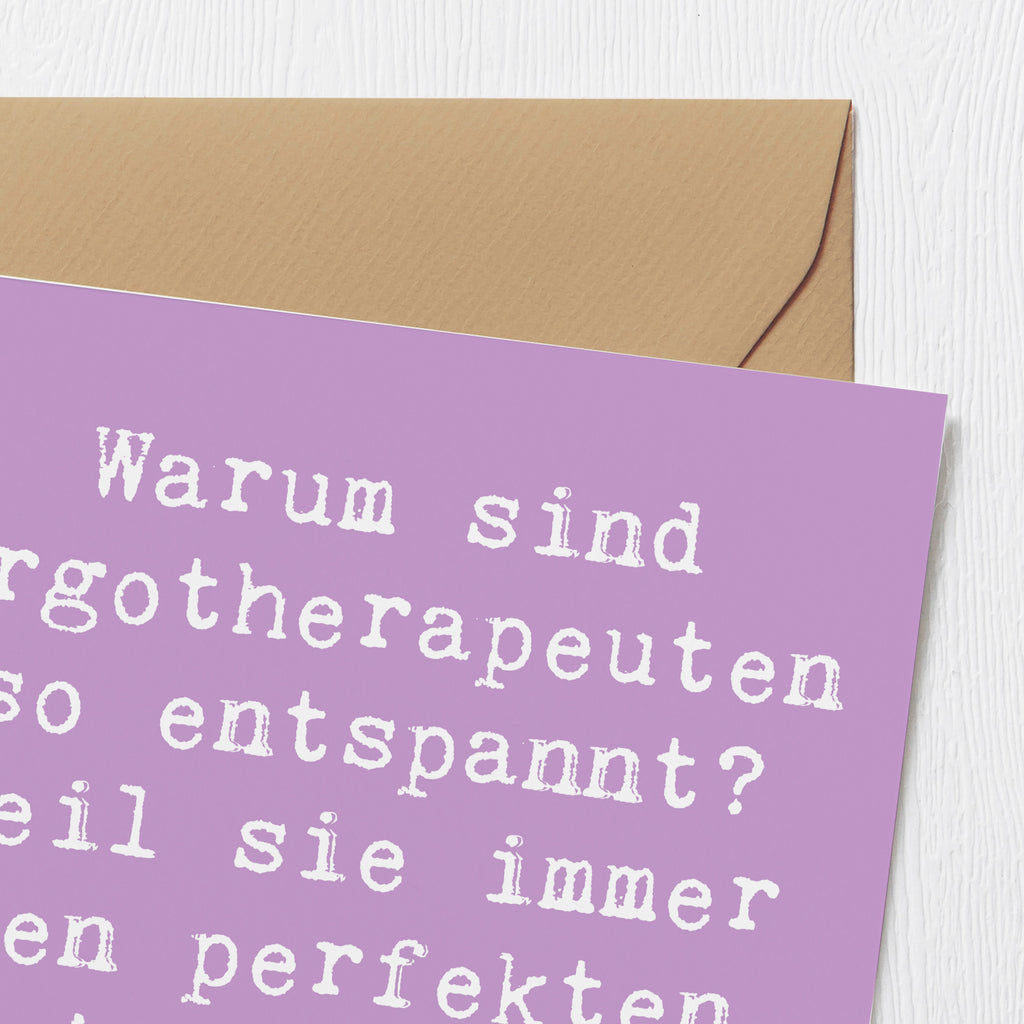 Deluxe Karte Spruch Ergotherapeutin Balance Karte, Grußkarte, Klappkarte, Einladungskarte, Glückwunschkarte, Hochzeitskarte, Geburtstagskarte, Hochwertige Grußkarte, Hochwertige Klappkarte, Beruf, Ausbildung, Jubiläum, Abschied, Rente, Kollege, Kollegin, Geschenk, Schenken, Arbeitskollege, Mitarbeiter, Firma, Danke, Dankeschön