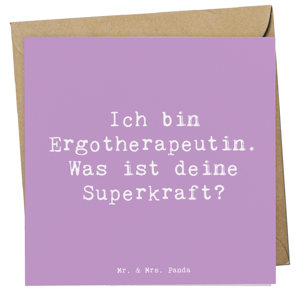 Deluxe Karte Spruch Super Ergotherapeutin Karte, Grußkarte, Klappkarte, Einladungskarte, Glückwunschkarte, Hochzeitskarte, Geburtstagskarte, Hochwertige Grußkarte, Hochwertige Klappkarte, Beruf, Ausbildung, Jubiläum, Abschied, Rente, Kollege, Kollegin, Geschenk, Schenken, Arbeitskollege, Mitarbeiter, Firma, Danke, Dankeschön