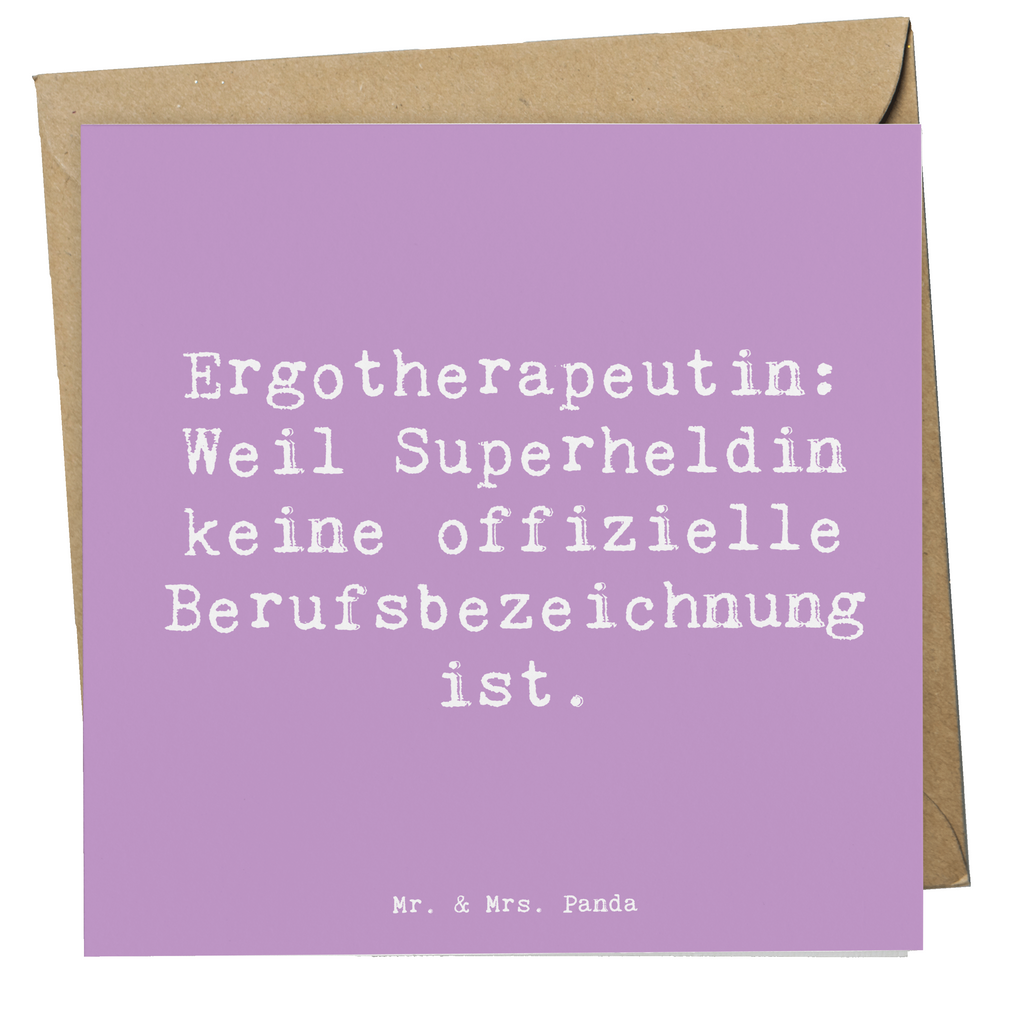 Deluxe Karte Spruch Ergotherapeutin Superheldin Karte, Grußkarte, Klappkarte, Einladungskarte, Glückwunschkarte, Hochzeitskarte, Geburtstagskarte, Hochwertige Grußkarte, Hochwertige Klappkarte, Beruf, Ausbildung, Jubiläum, Abschied, Rente, Kollege, Kollegin, Geschenk, Schenken, Arbeitskollege, Mitarbeiter, Firma, Danke, Dankeschön