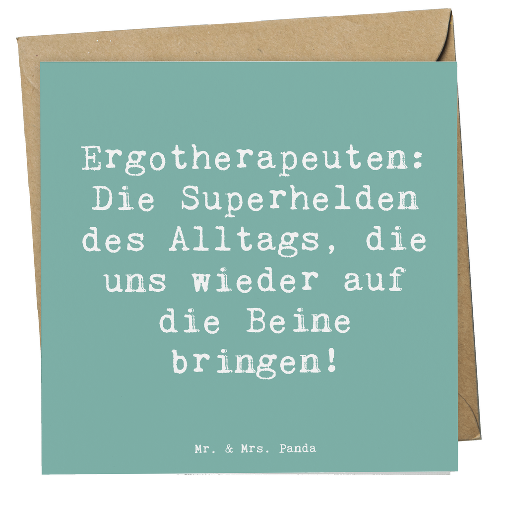 Deluxe Karte Spruch Ergotherapeutin Superhelden Karte, Grußkarte, Klappkarte, Einladungskarte, Glückwunschkarte, Hochzeitskarte, Geburtstagskarte, Hochwertige Grußkarte, Hochwertige Klappkarte, Beruf, Ausbildung, Jubiläum, Abschied, Rente, Kollege, Kollegin, Geschenk, Schenken, Arbeitskollege, Mitarbeiter, Firma, Danke, Dankeschön