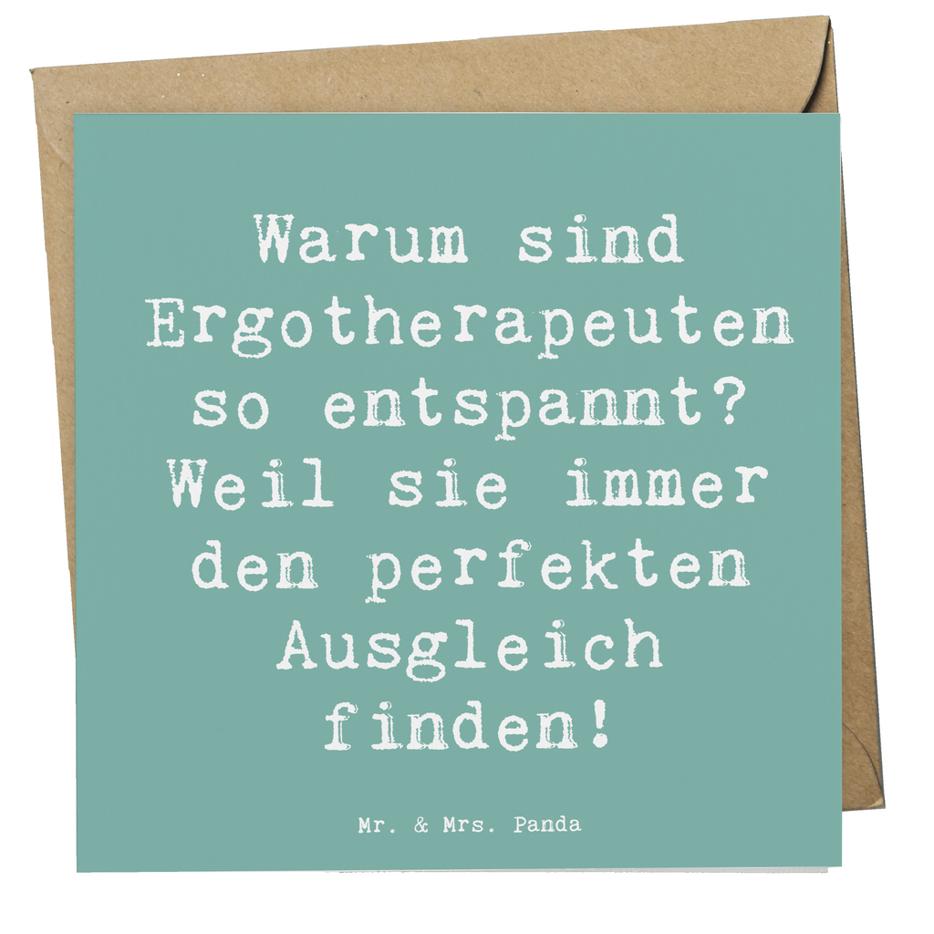 Deluxe Karte Spruch Ergotherapeutin Balance Karte, Grußkarte, Klappkarte, Einladungskarte, Glückwunschkarte, Hochzeitskarte, Geburtstagskarte, Hochwertige Grußkarte, Hochwertige Klappkarte, Beruf, Ausbildung, Jubiläum, Abschied, Rente, Kollege, Kollegin, Geschenk, Schenken, Arbeitskollege, Mitarbeiter, Firma, Danke, Dankeschön