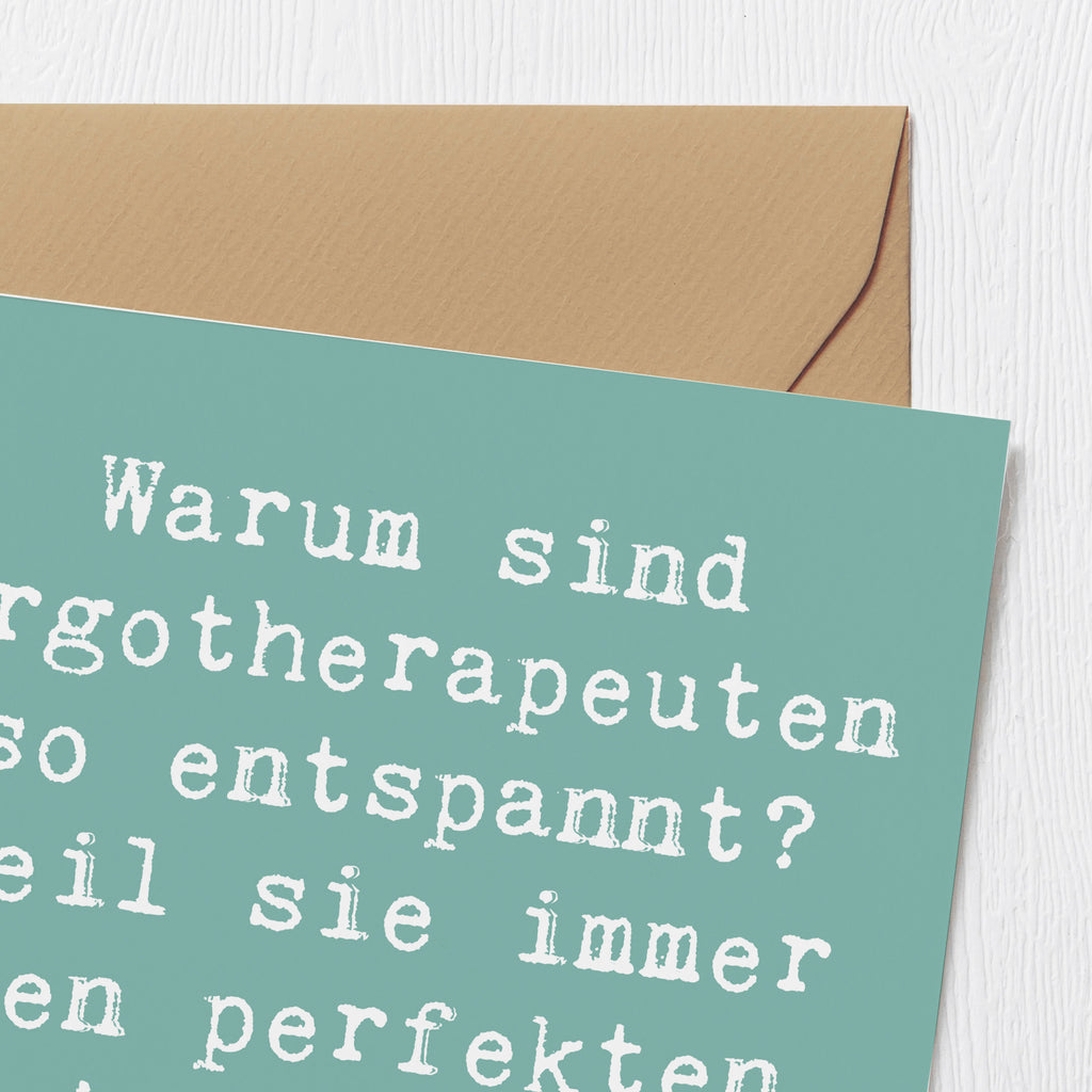 Deluxe Karte Spruch Ergotherapeutin Balance Karte, Grußkarte, Klappkarte, Einladungskarte, Glückwunschkarte, Hochzeitskarte, Geburtstagskarte, Hochwertige Grußkarte, Hochwertige Klappkarte, Beruf, Ausbildung, Jubiläum, Abschied, Rente, Kollege, Kollegin, Geschenk, Schenken, Arbeitskollege, Mitarbeiter, Firma, Danke, Dankeschön