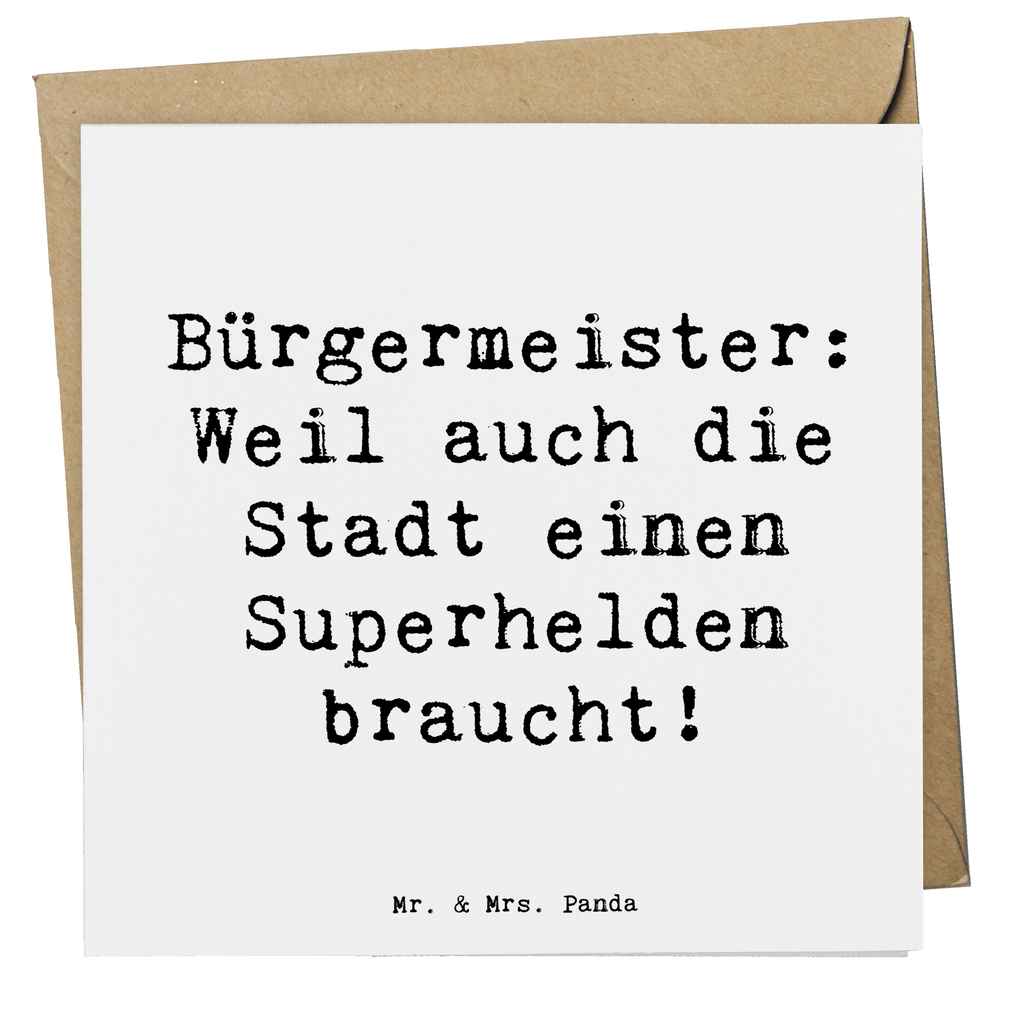 Deluxe Karte Spruch Bürgermeister Superheld Karte, Grußkarte, Klappkarte, Einladungskarte, Glückwunschkarte, Hochzeitskarte, Geburtstagskarte, Hochwertige Grußkarte, Hochwertige Klappkarte, Beruf, Ausbildung, Jubiläum, Abschied, Rente, Kollege, Kollegin, Geschenk, Schenken, Arbeitskollege, Mitarbeiter, Firma, Danke, Dankeschön