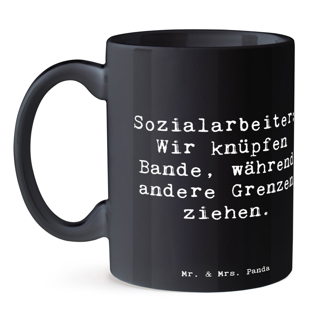 Tasse Spruch Sozialarbeiterin Bande knüpfen Tasse, Kaffeetasse, Teetasse, Becher, Kaffeebecher, Teebecher, Keramiktasse, Porzellantasse, Büro Tasse, Geschenk Tasse, Tasse Sprüche, Tasse Motive, Kaffeetassen, Tasse bedrucken, Designer Tasse, Cappuccino Tassen, Schöne Teetassen, Beruf, Ausbildung, Jubiläum, Abschied, Rente, Kollege, Kollegin, Geschenk, Schenken, Arbeitskollege, Mitarbeiter, Firma, Danke, Dankeschön