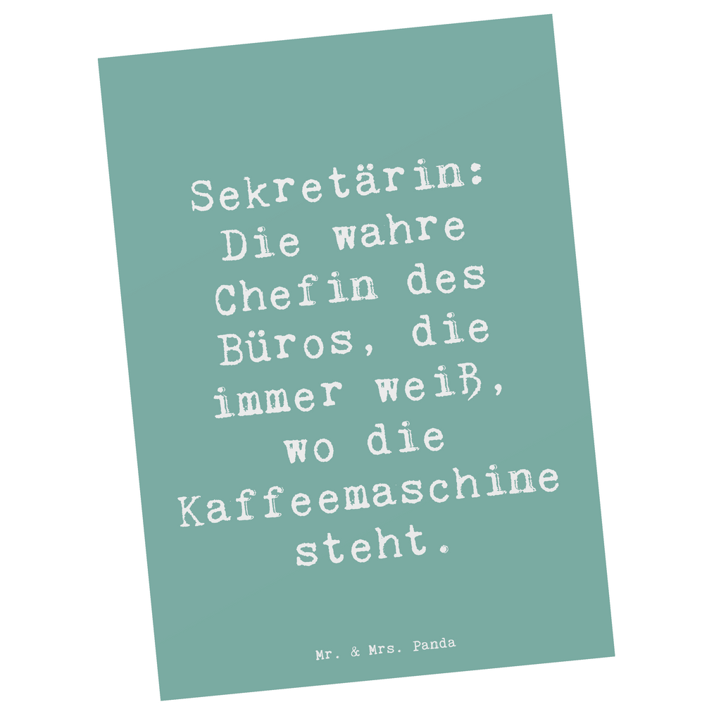 Postkarte Spruch Sekretärin: Die wahre Chefin des Büros, die immer weiß, wo die Kaffeemaschine steht. Postkarte, Karte, Geschenkkarte, Grußkarte, Einladung, Ansichtskarte, Geburtstagskarte, Einladungskarte, Dankeskarte, Ansichtskarten, Einladung Geburtstag, Einladungskarten Geburtstag, Beruf, Ausbildung, Jubiläum, Abschied, Rente, Kollege, Kollegin, Geschenk, Schenken, Arbeitskollege, Mitarbeiter, Firma, Danke, Dankeschön