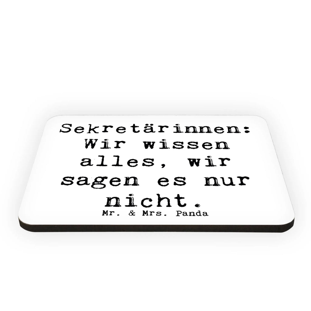 Magnet Spruch Sekretärinnen: Wir wissen alles, wir sagen es nur nicht. Kühlschrankmagnet, Pinnwandmagnet, Souvenir Magnet, Motivmagnete, Dekomagnet, Whiteboard Magnet, Notiz Magnet, Kühlschrank Dekoration, Beruf, Ausbildung, Jubiläum, Abschied, Rente, Kollege, Kollegin, Geschenk, Schenken, Arbeitskollege, Mitarbeiter, Firma, Danke, Dankeschön