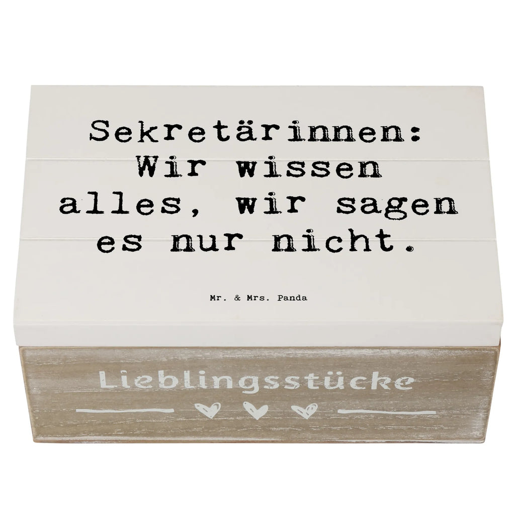 Holzkiste Spruch Sekretärinnen: Wir wissen alles, wir sagen es nur nicht. Holzkiste, Kiste, Schatzkiste, Truhe, Schatulle, XXL, Erinnerungsbox, Erinnerungskiste, Dekokiste, Aufbewahrungsbox, Geschenkbox, Geschenkdose, Beruf, Ausbildung, Jubiläum, Abschied, Rente, Kollege, Kollegin, Geschenk, Schenken, Arbeitskollege, Mitarbeiter, Firma, Danke, Dankeschön