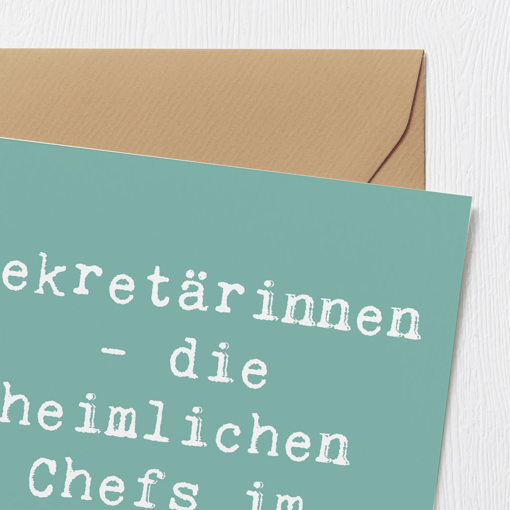 Deluxe Karte Spruch Sekretärin Chefin Karte, Grußkarte, Klappkarte, Einladungskarte, Glückwunschkarte, Hochzeitskarte, Geburtstagskarte, Hochwertige Grußkarte, Hochwertige Klappkarte, Beruf, Ausbildung, Jubiläum, Abschied, Rente, Kollege, Kollegin, Geschenk, Schenken, Arbeitskollege, Mitarbeiter, Firma, Danke, Dankeschön