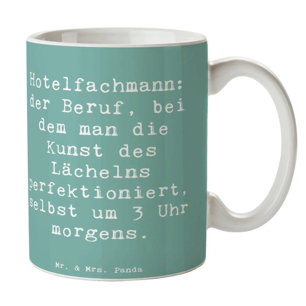 Tasse Spruch Hotelfachmann: der Beruf, bei dem man die Kunst des Lächelns perfektioniert, selbst um 3 Uhr morgens. Tasse, Kaffeetasse, Teetasse, Becher, Kaffeebecher, Teebecher, Keramiktasse, Porzellantasse, Büro Tasse, Geschenk Tasse, Tasse Sprüche, Tasse Motive, Kaffeetassen, Tasse bedrucken, Designer Tasse, Cappuccino Tassen, Schöne Teetassen, Beruf, Ausbildung, Jubiläum, Abschied, Rente, Kollege, Kollegin, Geschenk, Schenken, Arbeitskollege, Mitarbeiter, Firma, Danke, Dankeschön