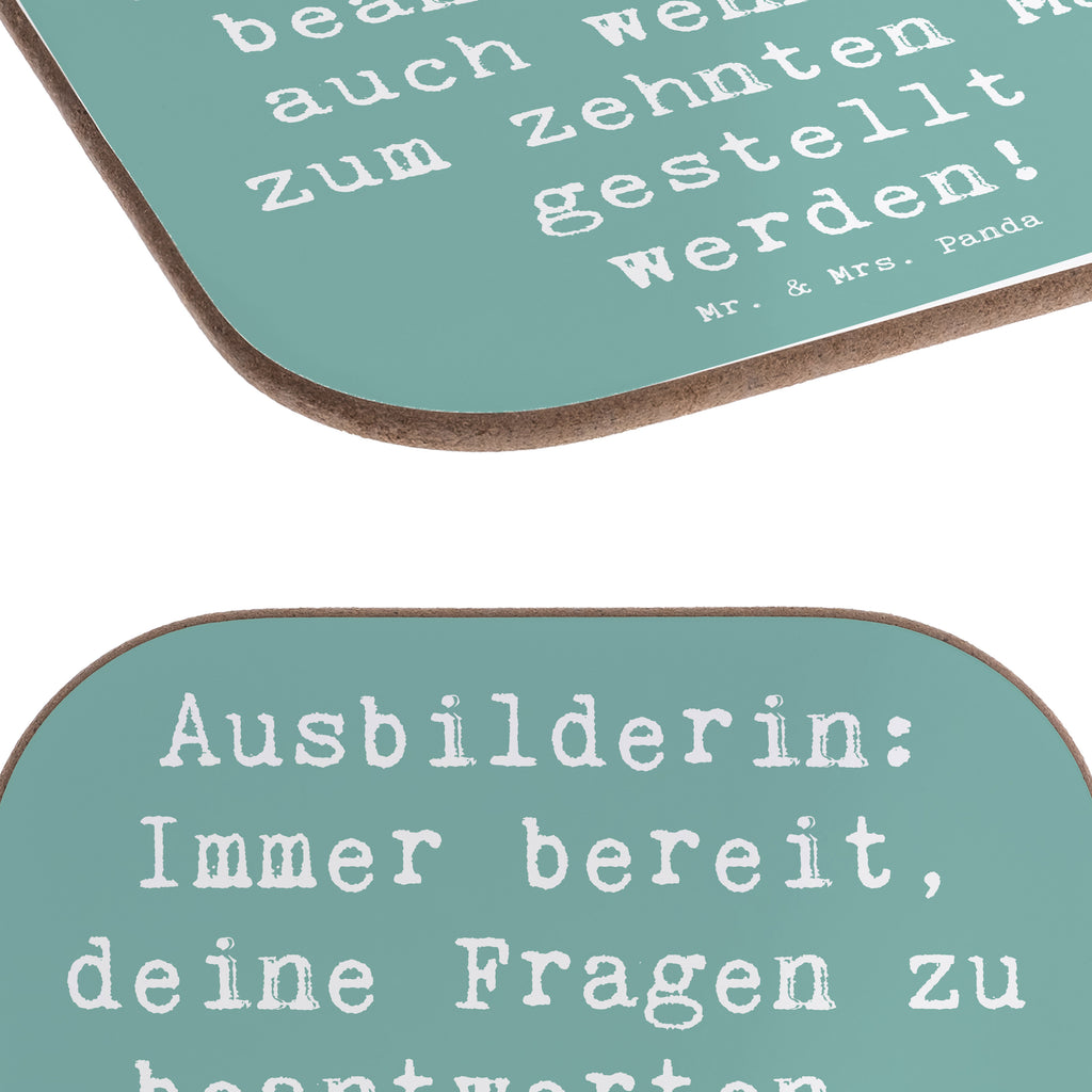 Untersetzer Spruch Ausbilderin: Immer bereit, deine Fragen zu beantworten - auch wenn sie zum zehnten Mal gestellt werden! Untersetzer, Bierdeckel, Glasuntersetzer, Untersetzer Gläser, Getränkeuntersetzer, Untersetzer aus Holz, Untersetzer für Gläser, Korkuntersetzer, Untersetzer Holz, Holzuntersetzer, Tassen Untersetzer, Untersetzer Design, Beruf, Ausbildung, Jubiläum, Abschied, Rente, Kollege, Kollegin, Geschenk, Schenken, Arbeitskollege, Mitarbeiter, Firma, Danke, Dankeschön