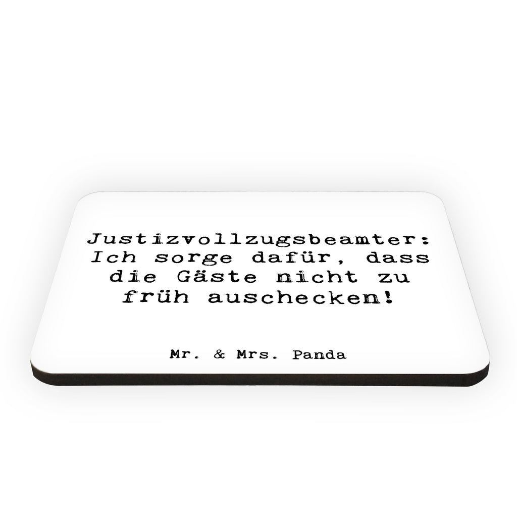 Magnet Spruch Justizvollzugsbeamter: Ich sorge dafür, dass die Gäste nicht zu früh auschecken! Kühlschrankmagnet, Pinnwandmagnet, Souvenir Magnet, Motivmagnete, Dekomagnet, Whiteboard Magnet, Notiz Magnet, Kühlschrank Dekoration, Beruf, Ausbildung, Jubiläum, Abschied, Rente, Kollege, Kollegin, Geschenk, Schenken, Arbeitskollege, Mitarbeiter, Firma, Danke, Dankeschön