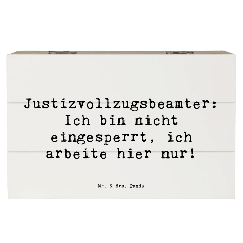 Holzkiste Spruch Justizvollzugsbeamter: Ich bin nicht eingesperrt, ich arbeite hier nur! Holzkiste, Kiste, Schatzkiste, Truhe, Schatulle, XXL, Erinnerungsbox, Erinnerungskiste, Dekokiste, Aufbewahrungsbox, Geschenkbox, Geschenkdose, Beruf, Ausbildung, Jubiläum, Abschied, Rente, Kollege, Kollegin, Geschenk, Schenken, Arbeitskollege, Mitarbeiter, Firma, Danke, Dankeschön