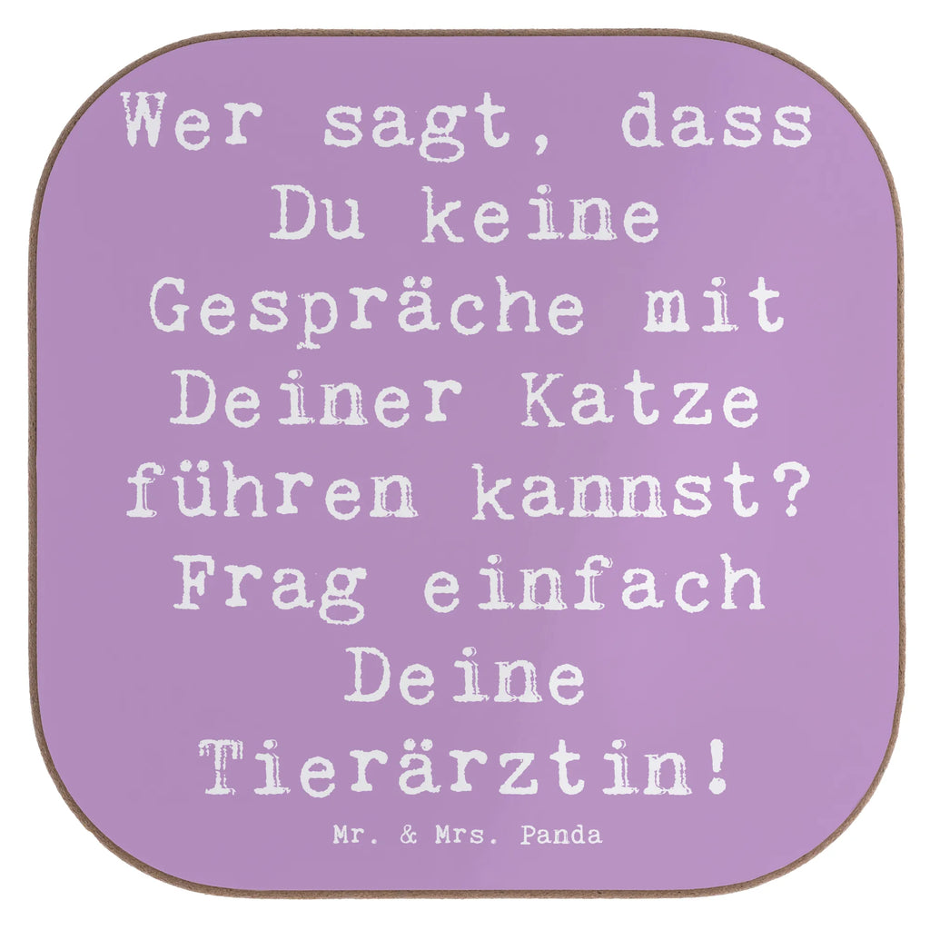 Untersetzer Spruch Wer sagt, dass Du keine Gespräche mit Deiner Katze führen kannst? Frag einfach Deine Tierärztin! Untersetzer, Bierdeckel, Glasuntersetzer, Untersetzer Gläser, Getränkeuntersetzer, Untersetzer aus Holz, Untersetzer für Gläser, Korkuntersetzer, Untersetzer Holz, Holzuntersetzer, Tassen Untersetzer, Untersetzer Design, Beruf, Ausbildung, Jubiläum, Abschied, Rente, Kollege, Kollegin, Geschenk, Schenken, Arbeitskollege, Mitarbeiter, Firma, Danke, Dankeschön