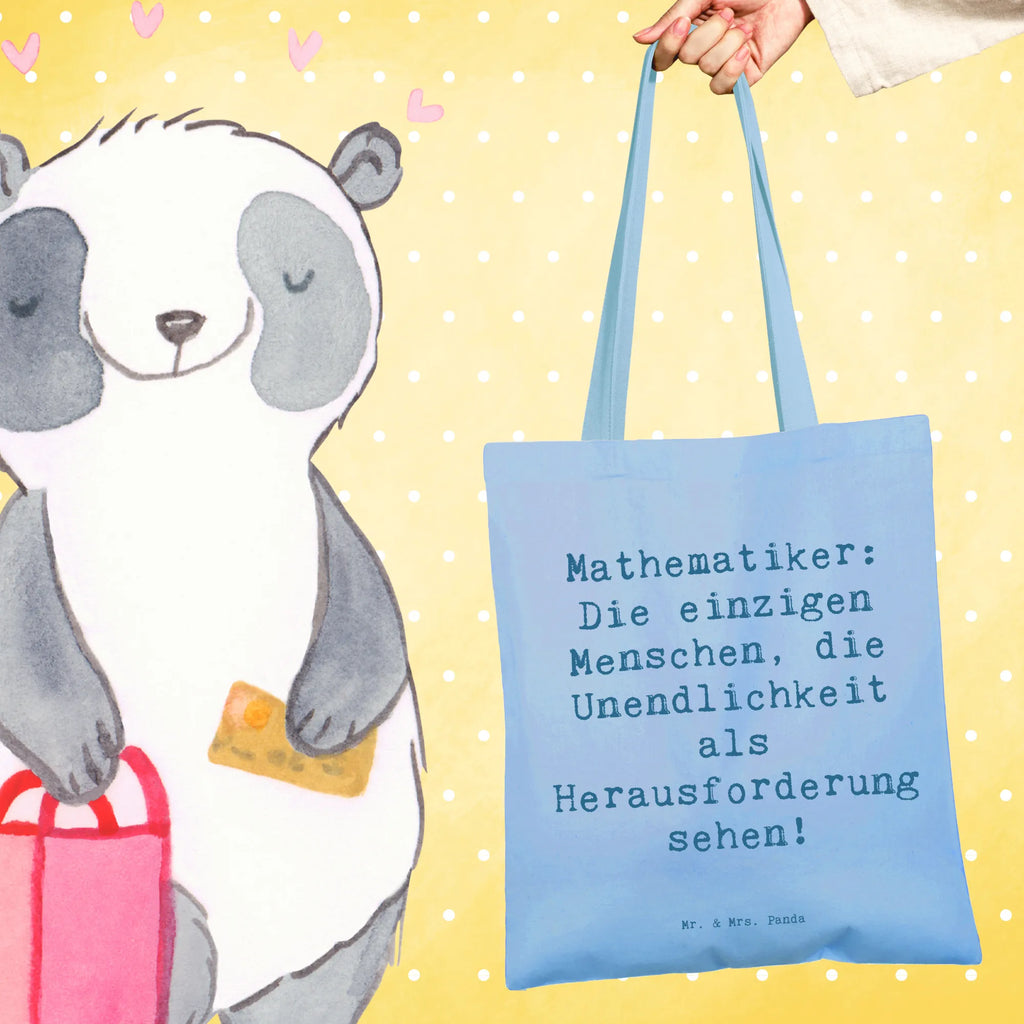 Tragetasche Spruch Mathematiker: Die einzigen Menschen, die Unendlichkeit als Herausforderung sehen! Beuteltasche, Beutel, Einkaufstasche, Jutebeutel, Stoffbeutel, Tasche, Shopper, Umhängetasche, Strandtasche, Schultertasche, Stofftasche, Tragetasche, Badetasche, Jutetasche, Einkaufstüte, Laptoptasche, Beruf, Ausbildung, Jubiläum, Abschied, Rente, Kollege, Kollegin, Geschenk, Schenken, Arbeitskollege, Mitarbeiter, Firma, Danke, Dankeschön