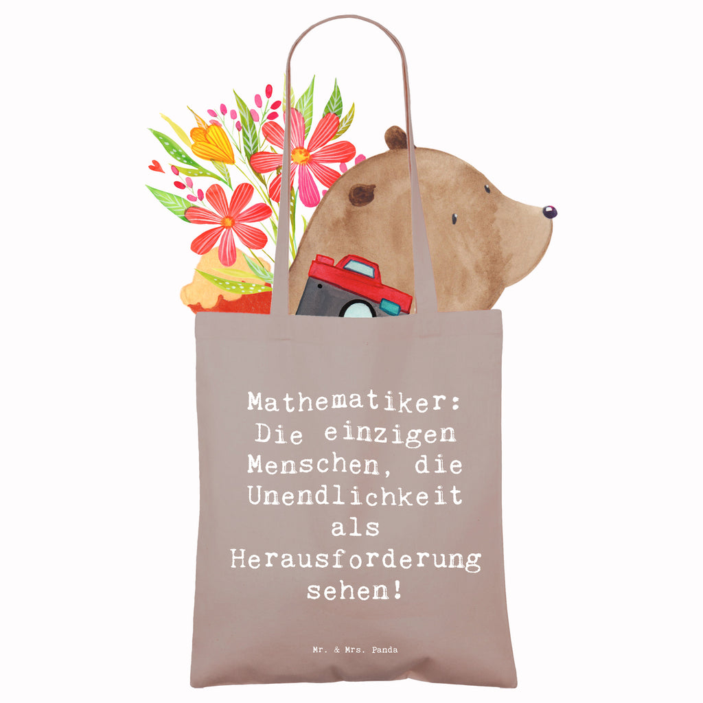 Tragetasche Spruch Mathematiker: Die einzigen Menschen, die Unendlichkeit als Herausforderung sehen! Beuteltasche, Beutel, Einkaufstasche, Jutebeutel, Stoffbeutel, Tasche, Shopper, Umhängetasche, Strandtasche, Schultertasche, Stofftasche, Tragetasche, Badetasche, Jutetasche, Einkaufstüte, Laptoptasche, Beruf, Ausbildung, Jubiläum, Abschied, Rente, Kollege, Kollegin, Geschenk, Schenken, Arbeitskollege, Mitarbeiter, Firma, Danke, Dankeschön