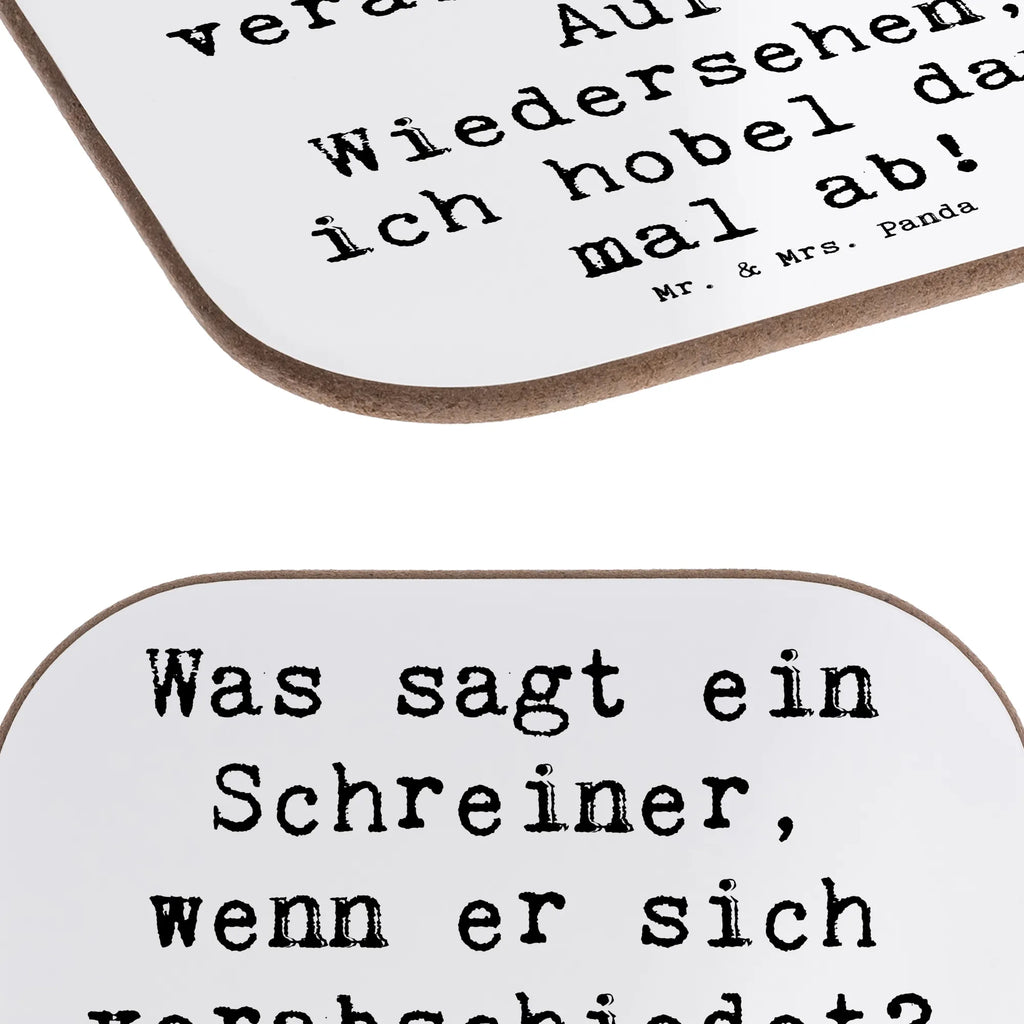 Untersetzer Spruch Was sagt ein Schreiner, wenn er sich verabschiedet? Auf Wiedersehen, ich hobel dann mal ab! Untersetzer, Bierdeckel, Glasuntersetzer, Untersetzer Gläser, Getränkeuntersetzer, Untersetzer aus Holz, Untersetzer für Gläser, Korkuntersetzer, Untersetzer Holz, Holzuntersetzer, Tassen Untersetzer, Untersetzer Design, Beruf, Ausbildung, Jubiläum, Abschied, Rente, Kollege, Kollegin, Geschenk, Schenken, Arbeitskollege, Mitarbeiter, Firma, Danke, Dankeschön