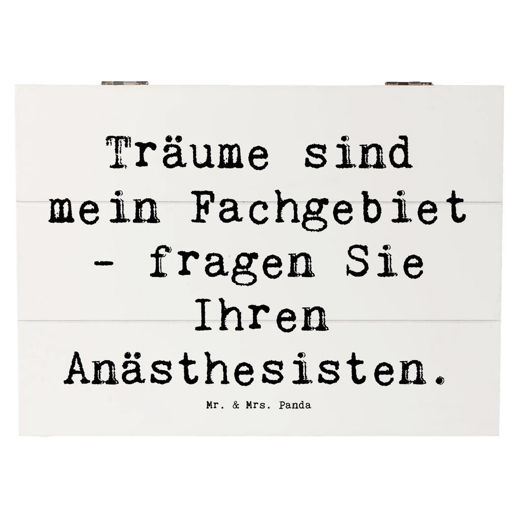 Holzkiste Spruch Träume sind mein Fachgebiet - fragen Sie Ihren Anästhesisten. Holzkiste, Kiste, Schatzkiste, Truhe, Schatulle, XXL, Erinnerungsbox, Erinnerungskiste, Dekokiste, Aufbewahrungsbox, Geschenkbox, Geschenkdose, Beruf, Ausbildung, Jubiläum, Abschied, Rente, Kollege, Kollegin, Geschenk, Schenken, Arbeitskollege, Mitarbeiter, Firma, Danke, Dankeschön