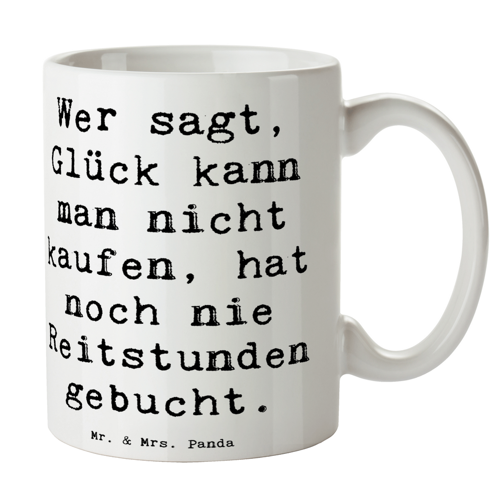 Tasse Spruch Wer sagt, Glück kann man nicht kaufen, hat noch nie Reitstunden gebucht. Tasse, Kaffeetasse, Teetasse, Becher, Kaffeebecher, Teebecher, Keramiktasse, Porzellantasse, Büro Tasse, Geschenk Tasse, Tasse Sprüche, Tasse Motive, Kaffeetassen, Tasse bedrucken, Designer Tasse, Cappuccino Tassen, Schöne Teetassen, Beruf, Ausbildung, Jubiläum, Abschied, Rente, Kollege, Kollegin, Geschenk, Schenken, Arbeitskollege, Mitarbeiter, Firma, Danke, Dankeschön