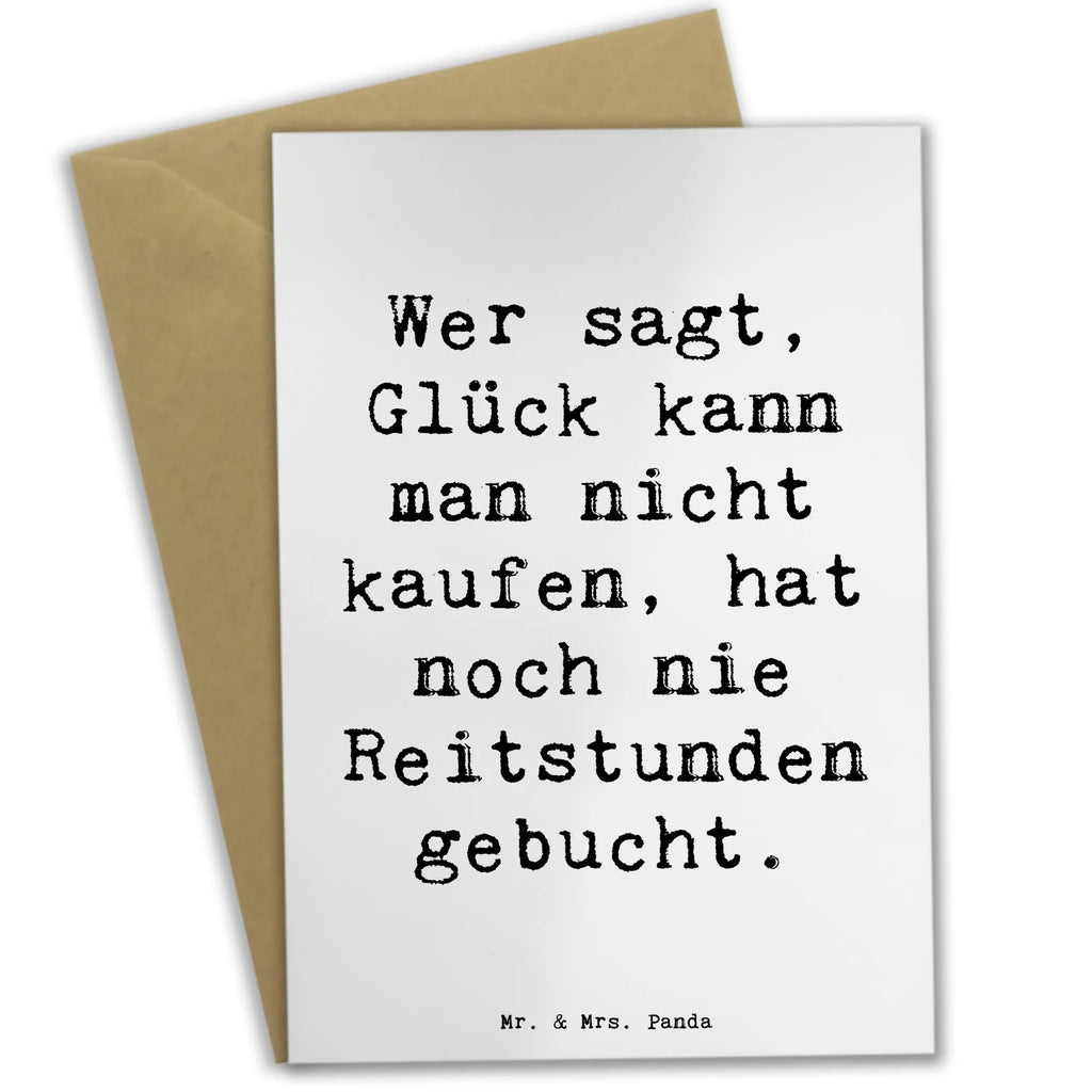 Grußkarte Spruch Wer sagt, Glück kann man nicht kaufen, hat noch nie Reitstunden gebucht. Grußkarte, Klappkarte, Einladungskarte, Glückwunschkarte, Hochzeitskarte, Geburtstagskarte, Karte, Ansichtskarten, Beruf, Ausbildung, Jubiläum, Abschied, Rente, Kollege, Kollegin, Geschenk, Schenken, Arbeitskollege, Mitarbeiter, Firma, Danke, Dankeschön