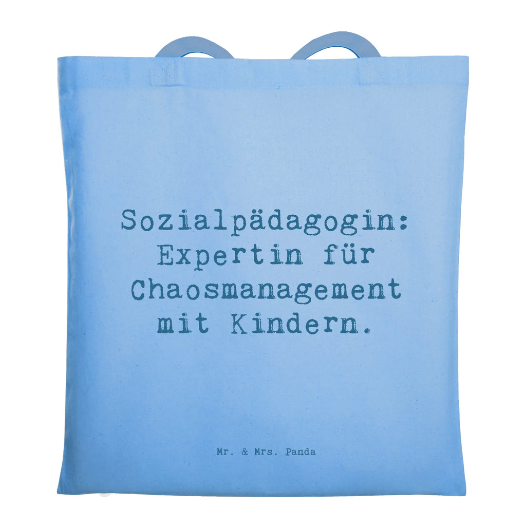 Tragetasche Spruch Sozialpädagogin: Expertin für Chaosmanagement mit Kindern. Beuteltasche, Beutel, Einkaufstasche, Jutebeutel, Stoffbeutel, Tasche, Shopper, Umhängetasche, Strandtasche, Schultertasche, Stofftasche, Tragetasche, Badetasche, Jutetasche, Einkaufstüte, Laptoptasche, Beruf, Ausbildung, Jubiläum, Abschied, Rente, Kollege, Kollegin, Geschenk, Schenken, Arbeitskollege, Mitarbeiter, Firma, Danke, Dankeschön