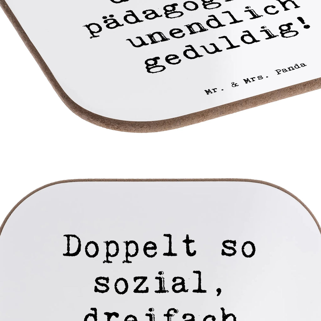 Untersetzer Spruch Doppelt so sozial, dreifach pädagogisch, unendlich geduldig! Untersetzer, Bierdeckel, Glasuntersetzer, Untersetzer Gläser, Getränkeuntersetzer, Untersetzer aus Holz, Untersetzer für Gläser, Korkuntersetzer, Untersetzer Holz, Holzuntersetzer, Tassen Untersetzer, Untersetzer Design, Beruf, Ausbildung, Jubiläum, Abschied, Rente, Kollege, Kollegin, Geschenk, Schenken, Arbeitskollege, Mitarbeiter, Firma, Danke, Dankeschön