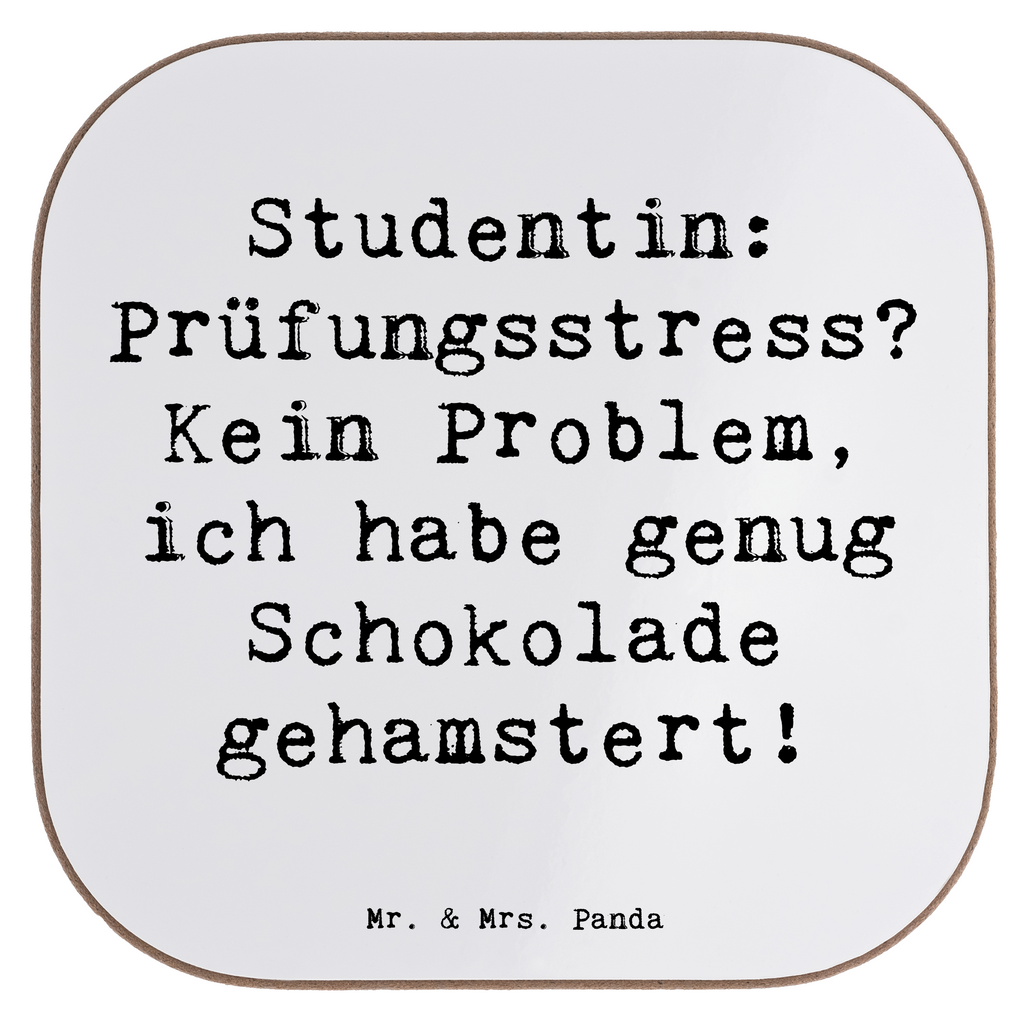 Untersetzer Spruch Studentin: Prüfungsstress? Kein Problem, ich habe genug Schokolade gehamstert! Untersetzer, Bierdeckel, Glasuntersetzer, Untersetzer Gläser, Getränkeuntersetzer, Untersetzer aus Holz, Untersetzer für Gläser, Korkuntersetzer, Untersetzer Holz, Holzuntersetzer, Tassen Untersetzer, Untersetzer Design, Beruf, Ausbildung, Jubiläum, Abschied, Rente, Kollege, Kollegin, Geschenk, Schenken, Arbeitskollege, Mitarbeiter, Firma, Danke, Dankeschön