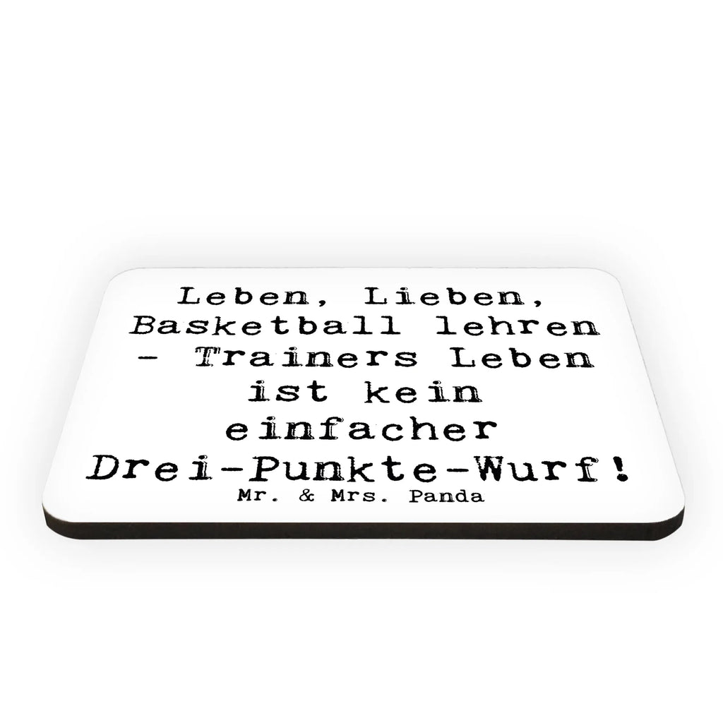 Magnet Spruch Leben, Lieben, Basketball lehren - Trainers Leben ist kein einfacher Drei-Punkte-Wurf! Kühlschrankmagnet, Pinnwandmagnet, Souvenir Magnet, Motivmagnete, Dekomagnet, Whiteboard Magnet, Notiz Magnet, Kühlschrank Dekoration, Beruf, Ausbildung, Jubiläum, Abschied, Rente, Kollege, Kollegin, Geschenk, Schenken, Arbeitskollege, Mitarbeiter, Firma, Danke, Dankeschön