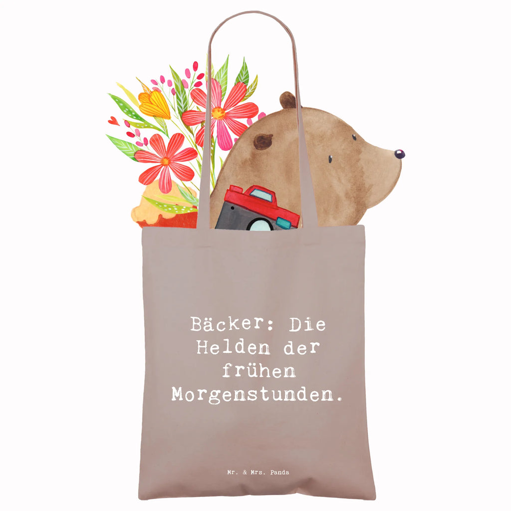 Tragetasche Spruch Bäcker: Die Helden der frühen Morgenstunden. Beuteltasche, Beutel, Einkaufstasche, Jutebeutel, Stoffbeutel, Tasche, Shopper, Umhängetasche, Strandtasche, Schultertasche, Stofftasche, Tragetasche, Badetasche, Jutetasche, Einkaufstüte, Laptoptasche, Beruf, Ausbildung, Jubiläum, Abschied, Rente, Kollege, Kollegin, Geschenk, Schenken, Arbeitskollege, Mitarbeiter, Firma, Danke, Dankeschön