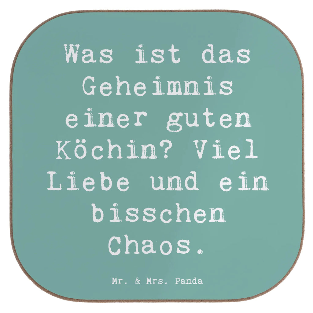 Untersetzer Spruch Was ist das Geheimnis einer guten Köchin? Viel Liebe und ein bisschen Chaos. Untersetzer, Bierdeckel, Glasuntersetzer, Untersetzer Gläser, Getränkeuntersetzer, Untersetzer aus Holz, Untersetzer für Gläser, Korkuntersetzer, Untersetzer Holz, Holzuntersetzer, Tassen Untersetzer, Untersetzer Design, Beruf, Ausbildung, Jubiläum, Abschied, Rente, Kollege, Kollegin, Geschenk, Schenken, Arbeitskollege, Mitarbeiter, Firma, Danke, Dankeschön