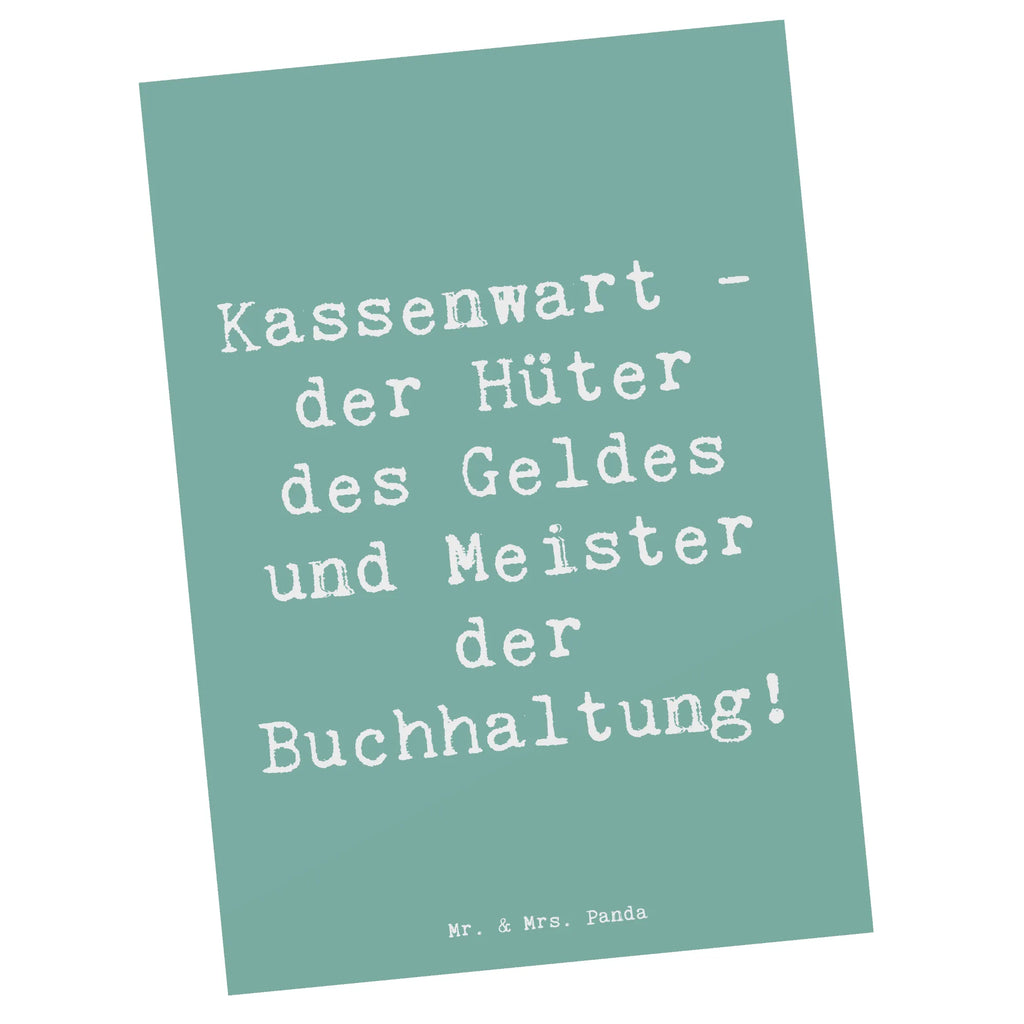 Postkarte Spruch Kassenwart - der Hüter des Geldes und Meister der Buchhaltung! Postkarte, Karte, Geschenkkarte, Grußkarte, Einladung, Ansichtskarte, Geburtstagskarte, Einladungskarte, Dankeskarte, Ansichtskarten, Einladung Geburtstag, Einladungskarten Geburtstag, Beruf, Ausbildung, Jubiläum, Abschied, Rente, Kollege, Kollegin, Geschenk, Schenken, Arbeitskollege, Mitarbeiter, Firma, Danke, Dankeschön