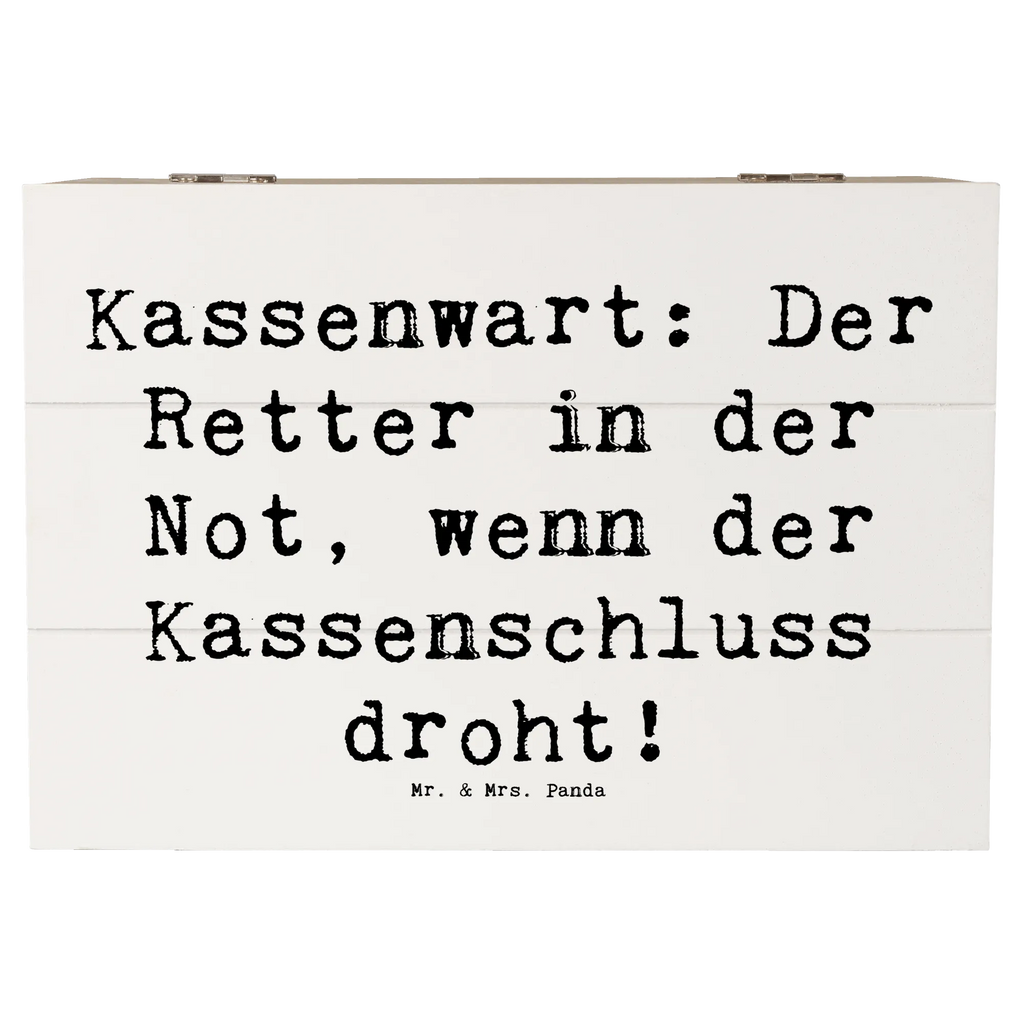 Holzkiste Spruch Kassenwart: Der Retter in der Not, wenn der Kassenschluss droht! Holzkiste, Kiste, Schatzkiste, Truhe, Schatulle, XXL, Erinnerungsbox, Erinnerungskiste, Dekokiste, Aufbewahrungsbox, Geschenkbox, Geschenkdose, Beruf, Ausbildung, Jubiläum, Abschied, Rente, Kollege, Kollegin, Geschenk, Schenken, Arbeitskollege, Mitarbeiter, Firma, Danke, Dankeschön