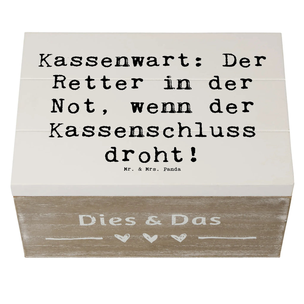 Holzkiste Spruch Kassenwart: Der Retter in der Not, wenn der Kassenschluss droht! Holzkiste, Kiste, Schatzkiste, Truhe, Schatulle, XXL, Erinnerungsbox, Erinnerungskiste, Dekokiste, Aufbewahrungsbox, Geschenkbox, Geschenkdose, Beruf, Ausbildung, Jubiläum, Abschied, Rente, Kollege, Kollegin, Geschenk, Schenken, Arbeitskollege, Mitarbeiter, Firma, Danke, Dankeschön