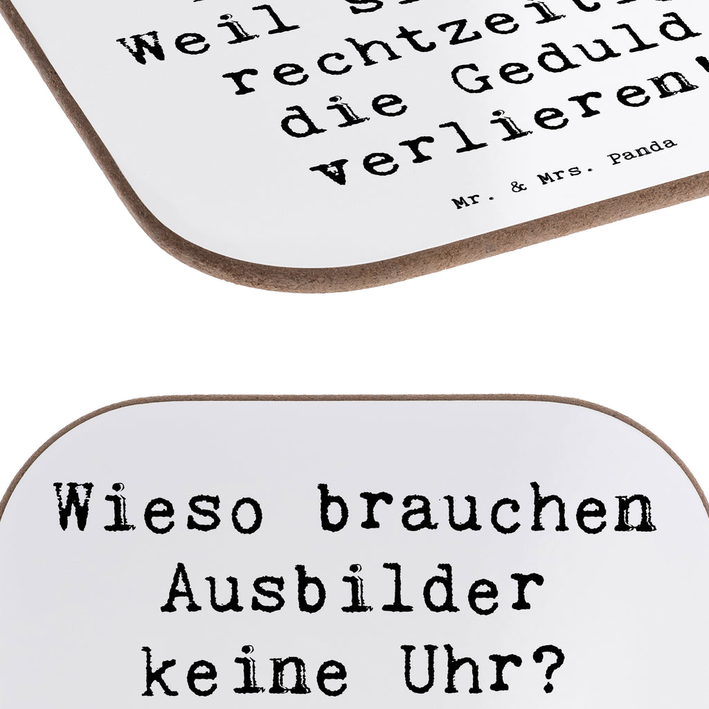 Untersetzer Spruch Wieso brauchen Ausbilder keine Uhr? Weil sie immer rechtzeitig die Geduld verlieren! Untersetzer, Bierdeckel, Glasuntersetzer, Untersetzer Gläser, Getränkeuntersetzer, Untersetzer aus Holz, Untersetzer für Gläser, Korkuntersetzer, Untersetzer Holz, Holzuntersetzer, Tassen Untersetzer, Untersetzer Design, Beruf, Ausbildung, Jubiläum, Abschied, Rente, Kollege, Kollegin, Geschenk, Schenken, Arbeitskollege, Mitarbeiter, Firma, Danke, Dankeschön