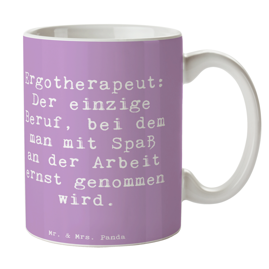 Tasse Spruch Ergotherapeut: Der einzige Beruf, bei dem man mit Spaß an der Arbeit ernst genommen wird. Tasse, Kaffeetasse, Teetasse, Becher, Kaffeebecher, Teebecher, Keramiktasse, Porzellantasse, Büro Tasse, Geschenk Tasse, Tasse Sprüche, Tasse Motive, Kaffeetassen, Tasse bedrucken, Designer Tasse, Cappuccino Tassen, Schöne Teetassen, Beruf, Ausbildung, Jubiläum, Abschied, Rente, Kollege, Kollegin, Geschenk, Schenken, Arbeitskollege, Mitarbeiter, Firma, Danke, Dankeschön